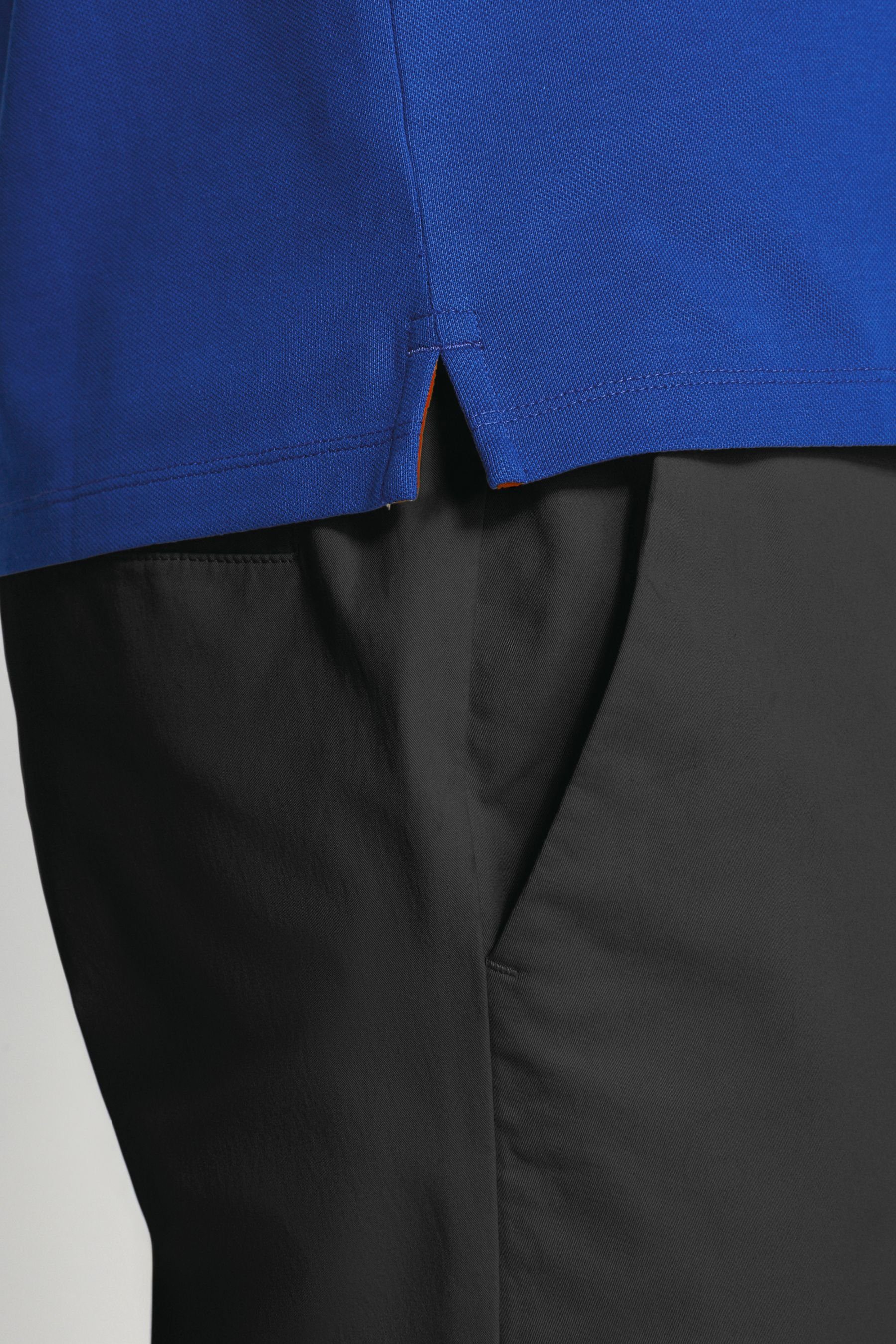 Cobalt Next (1-tlg) Blue Piqué-Poloshirt Poloshirt