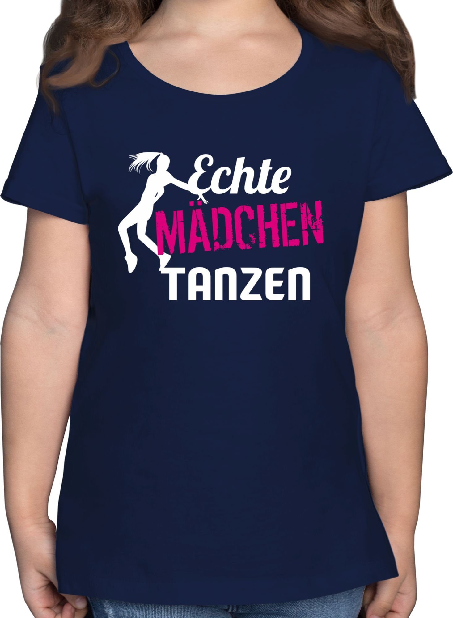 T-Shirt Echte Mädchen tanzen - Tänzerin