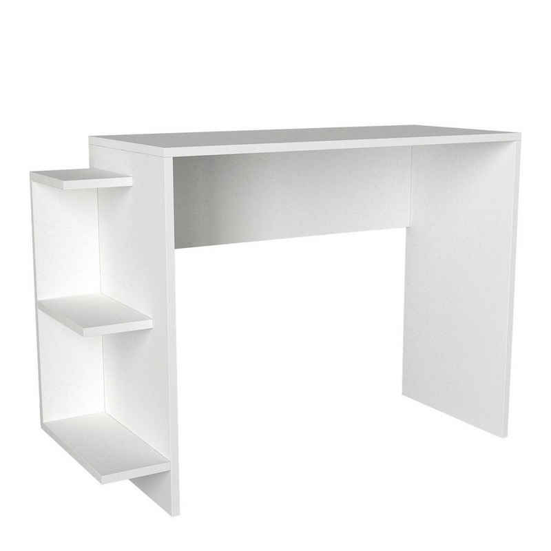 moebel17 Schreibtisch Schreibtisch Marlinda Weiß