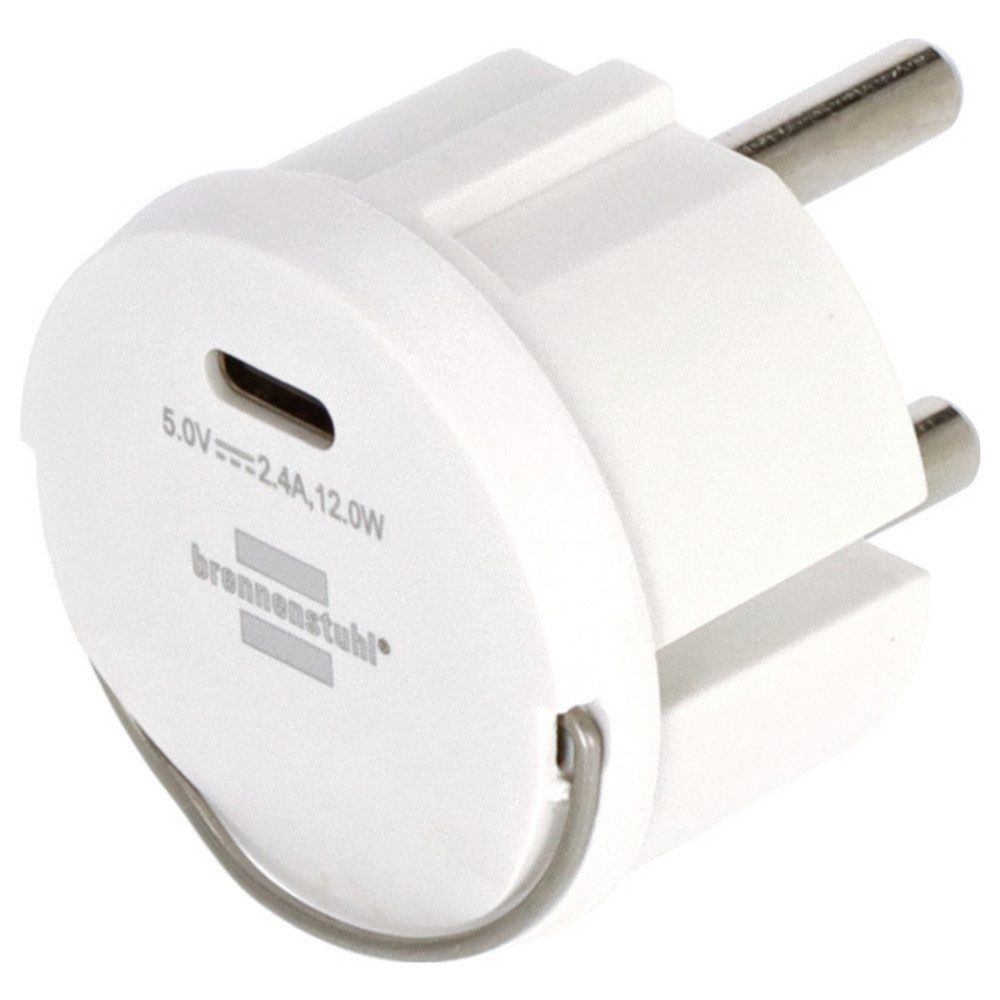 Brennenstuhl Adapter 12 W Weiß USB-Ladegerät