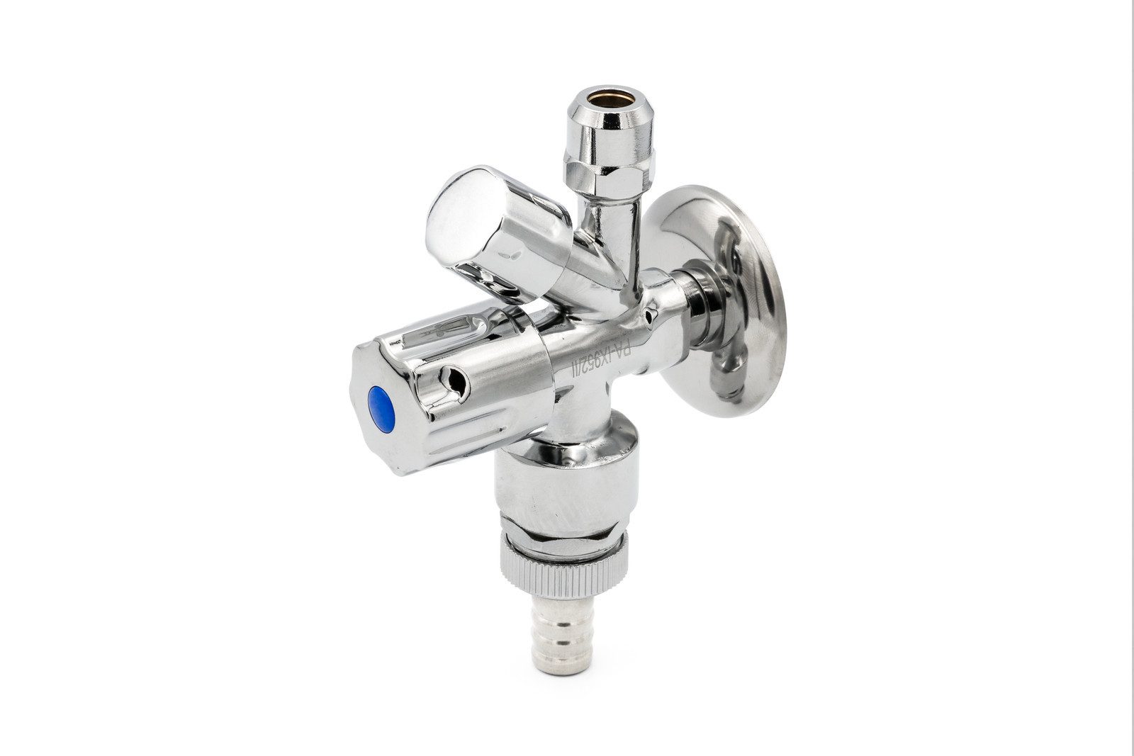 Stabilo Sanitär Auslaufventil Kombi-Eckventil 3/8" AG Anschluss x 3/4" AG Abgang mit Rundgriff
