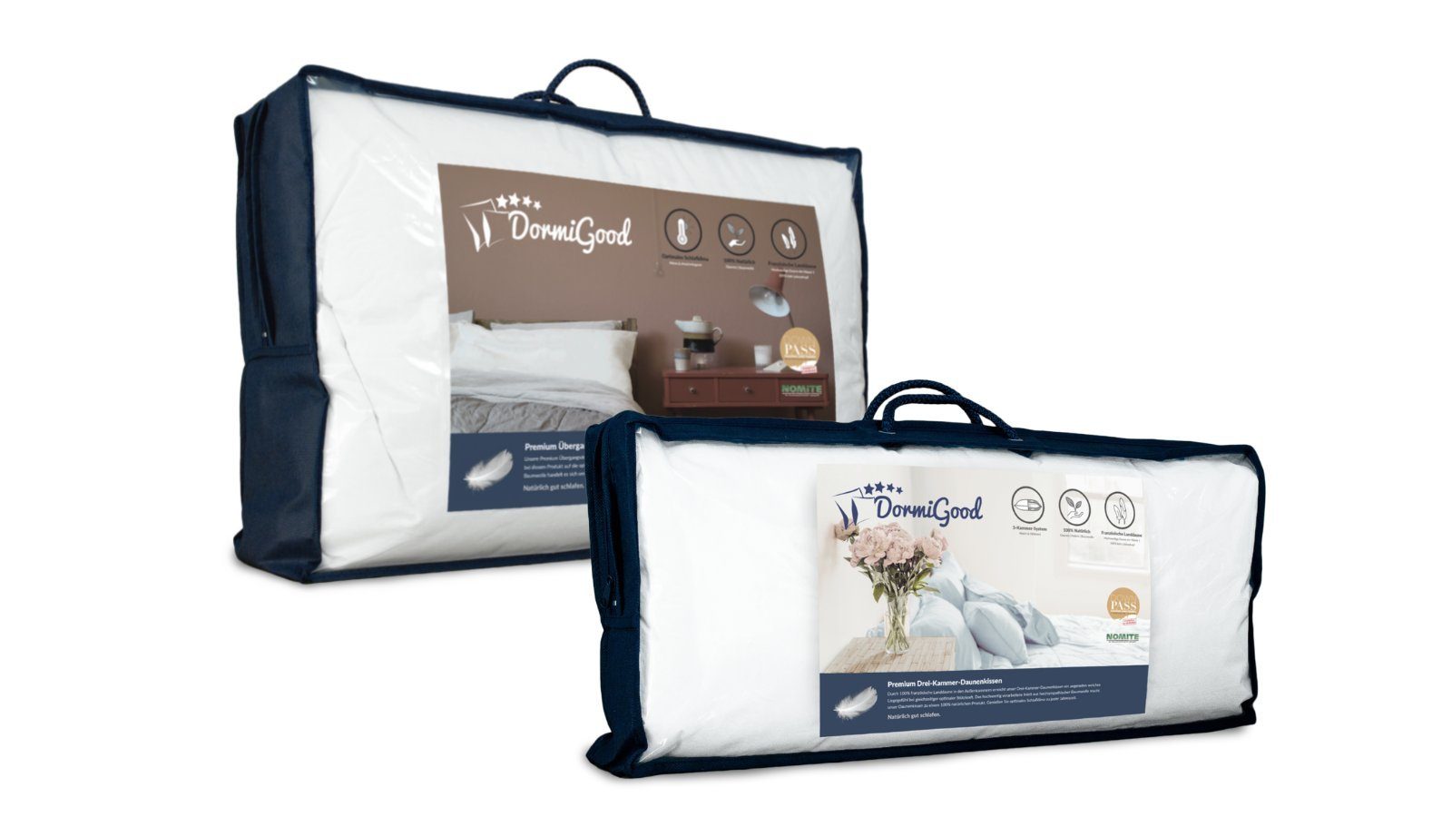 DormiGood Daunenbettdecke + Daunenkissen Set, Premium günstig online kaufen