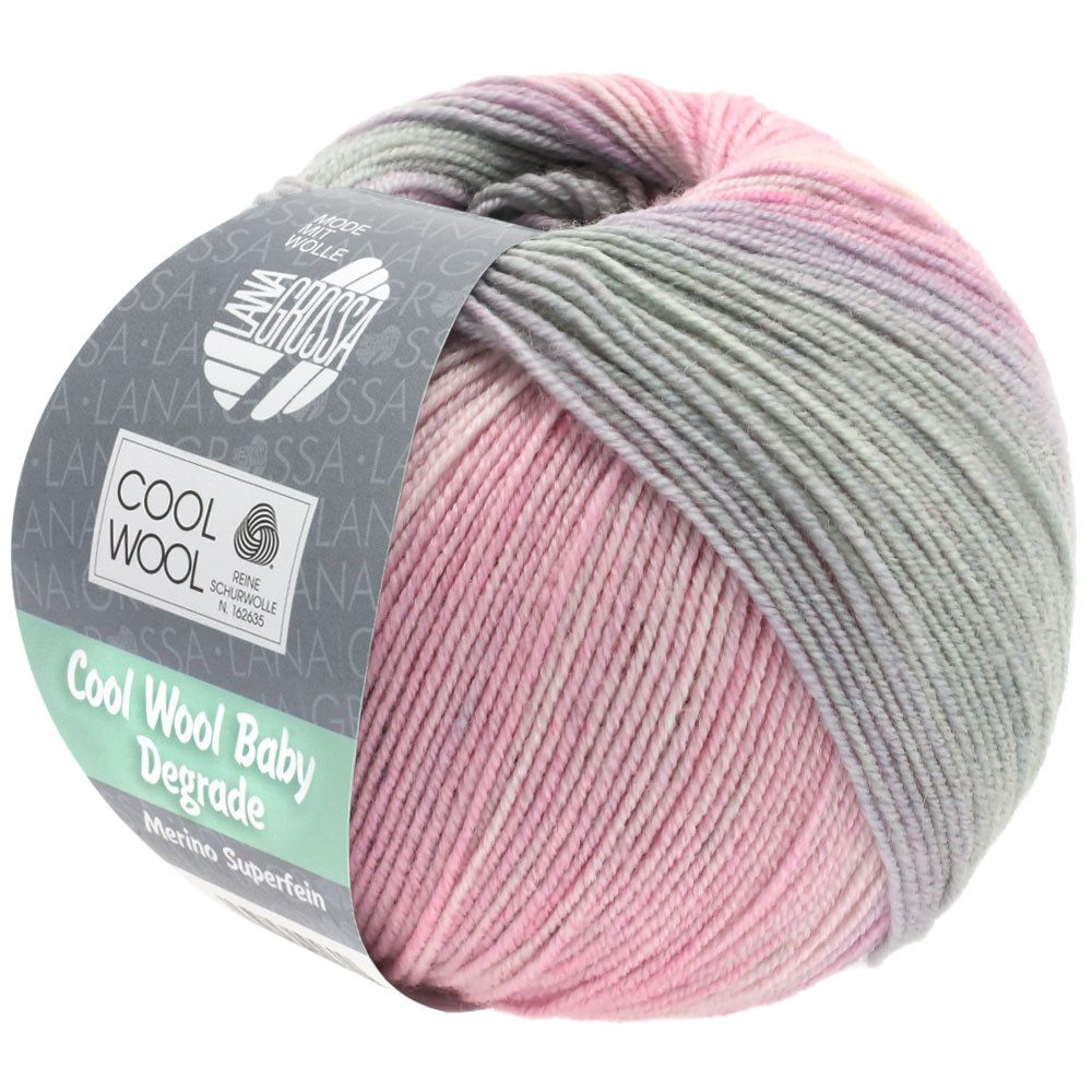 LANA GROSSA Cool Wool Baby Degrade Häkelwolle, 220 m
