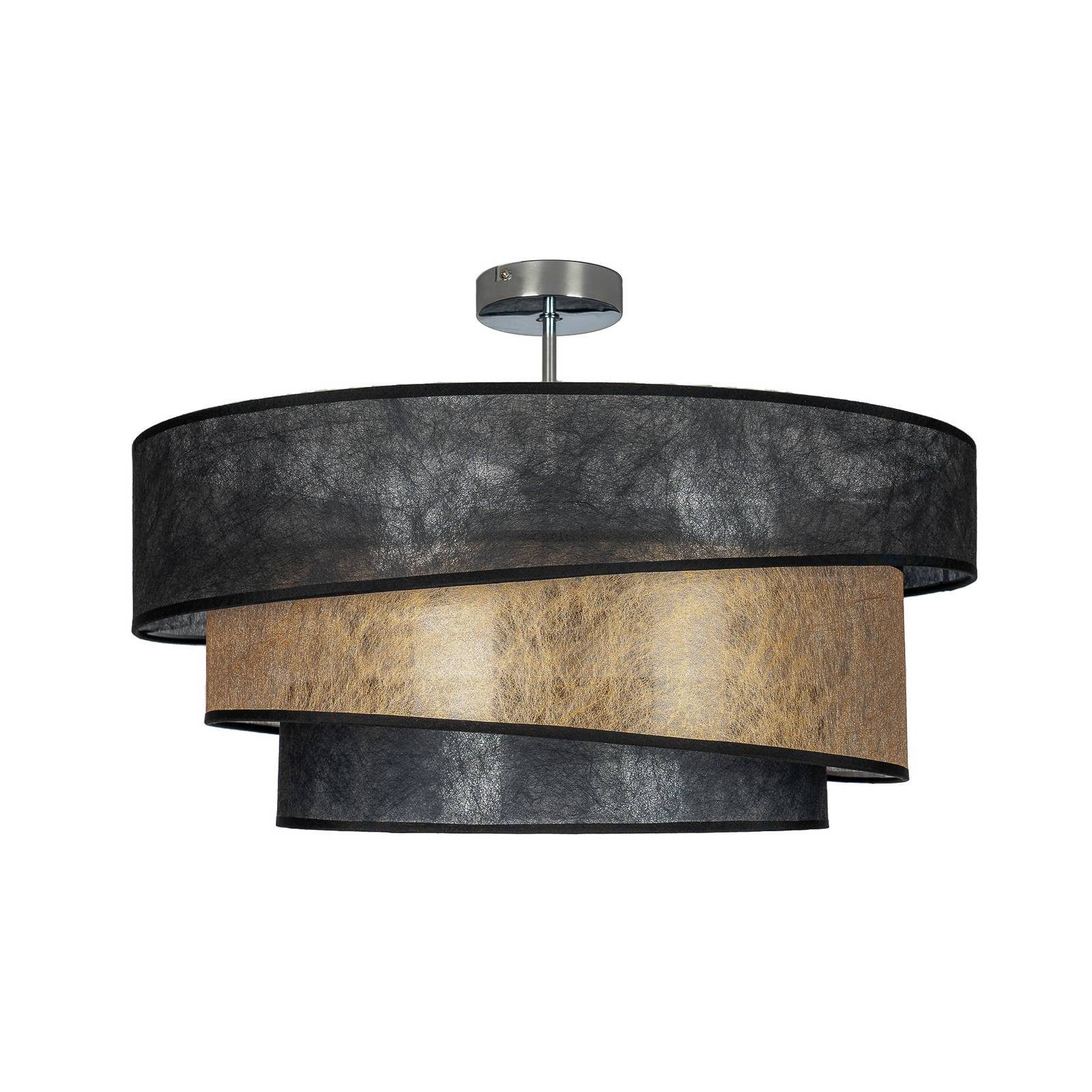 Lindby Deckenleuchten Ayvira, Schwarz IP20, 3 x 60 W