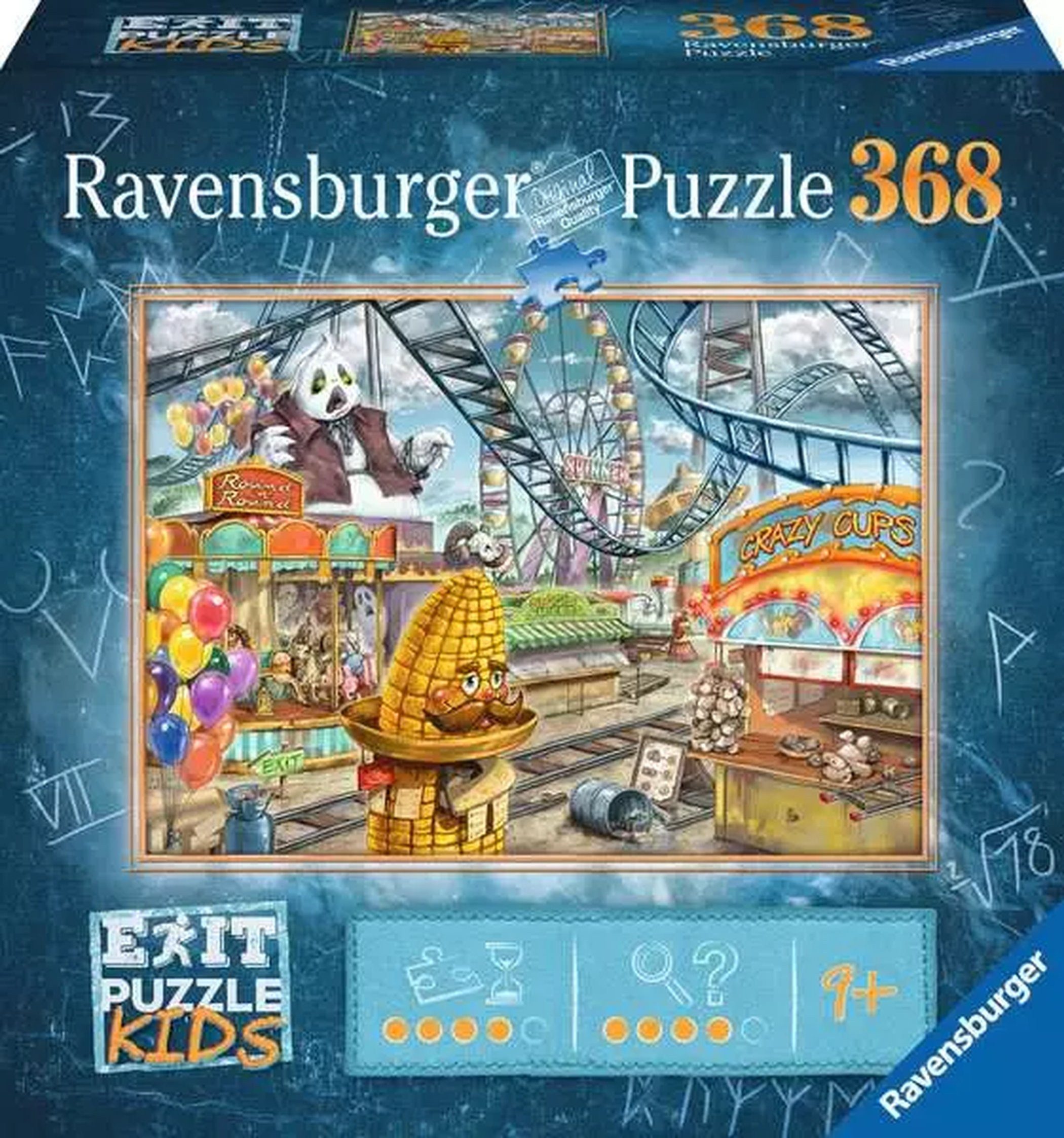 Ravensburger Puzzle EXIT Puzzle Kids Im Freizeitpark 368 Teile, 368 Puzzleteile