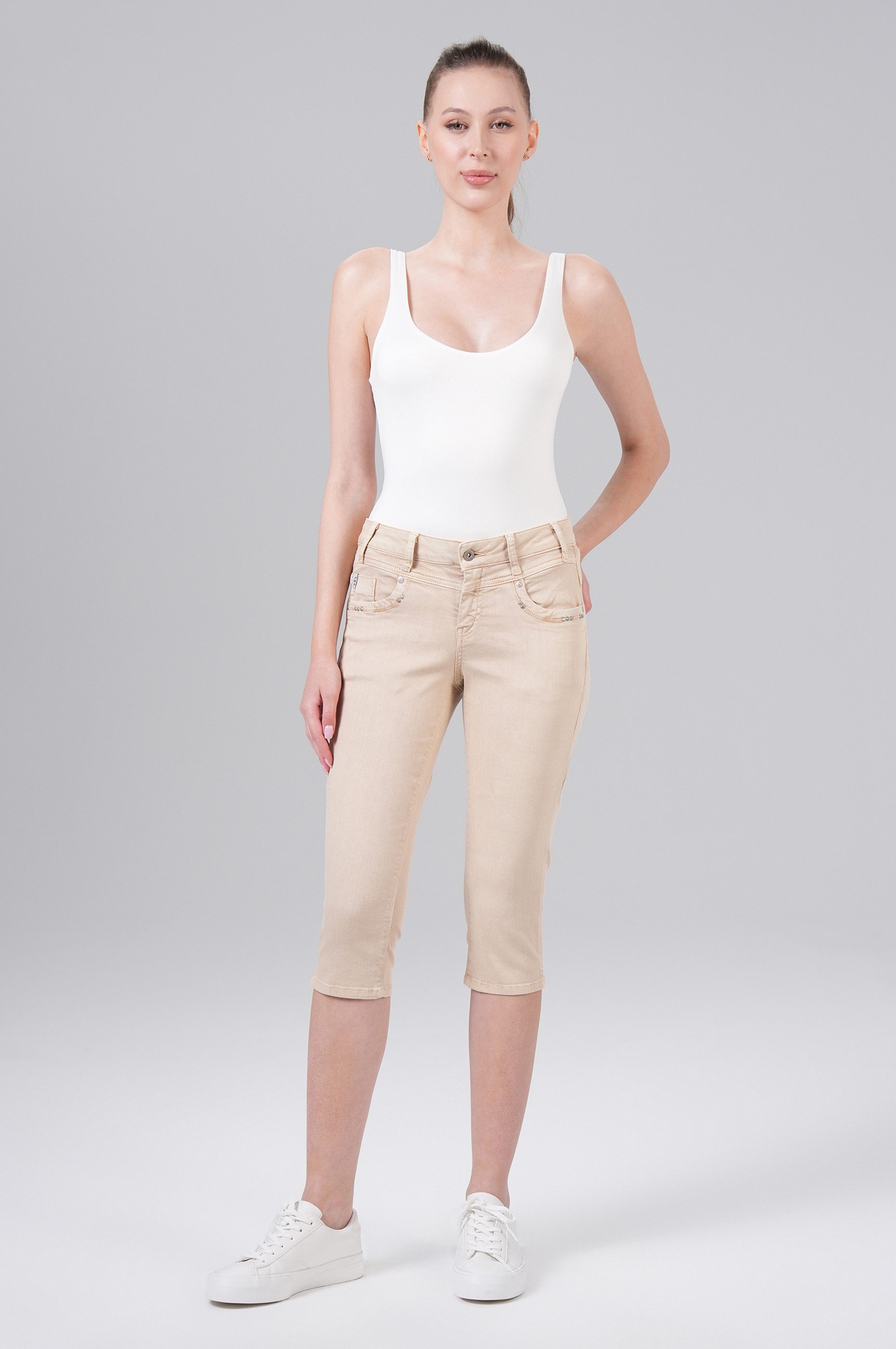 Miracle of Denim 5-Pocket-Jeans Rita Capri günstig online kaufen