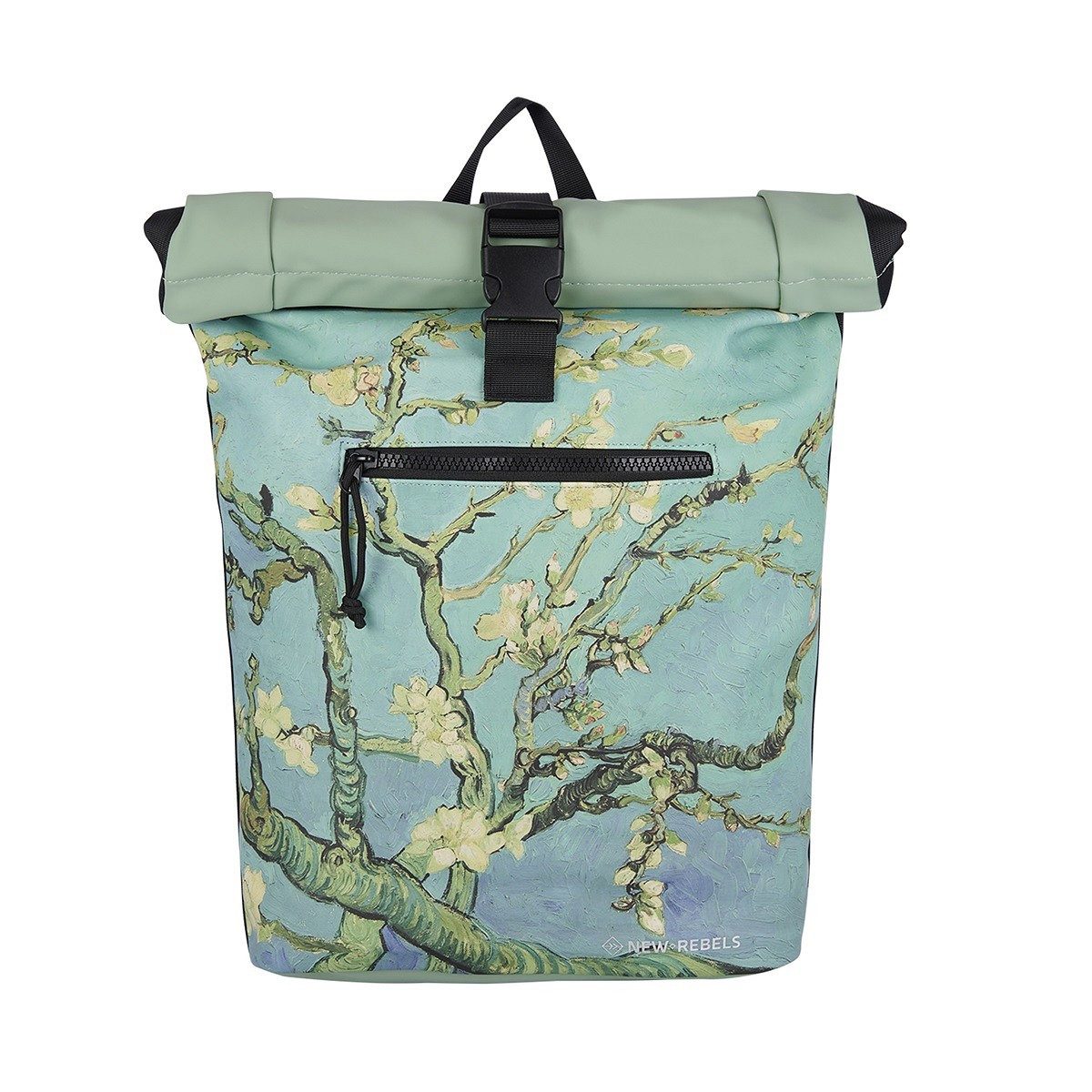 NEW REBELS Fahrradrucksack Roll Up RollTop Kurier Rucksack New York Almond günstig online kaufen