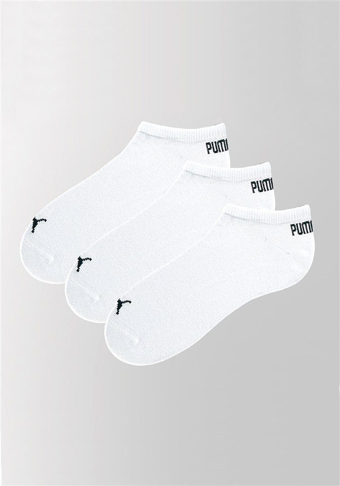 Sneakersocken Tec (3-Paar) Form weiß in 3x klassischer PUMA Puma