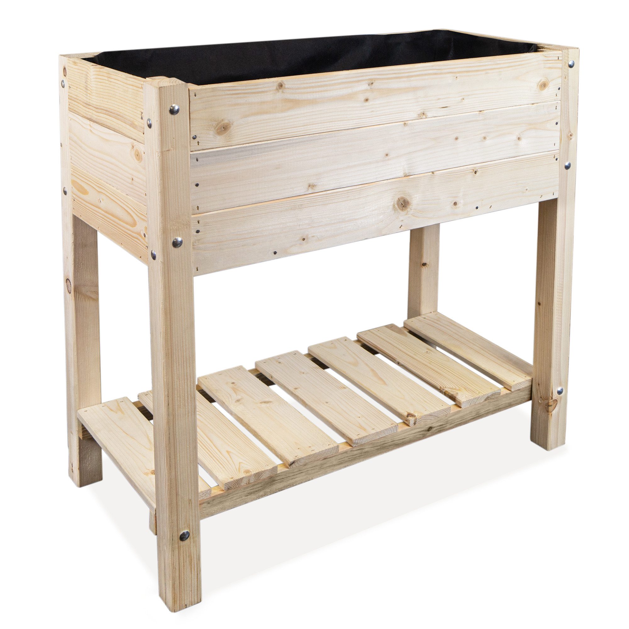 Kistenkolli Altes Land Allzweckkiste Hochbeet L 79x40x79cm Natur