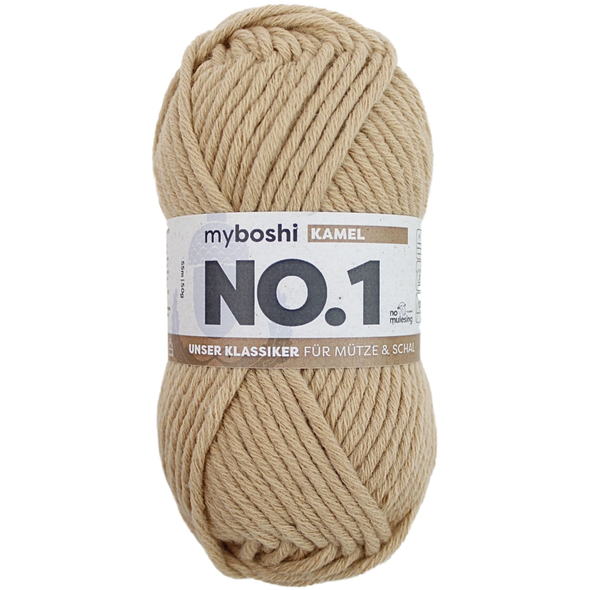 myboshi 50 Gramm myboshi NO. 1 Farbauswahl Bastelgarn, 125 m