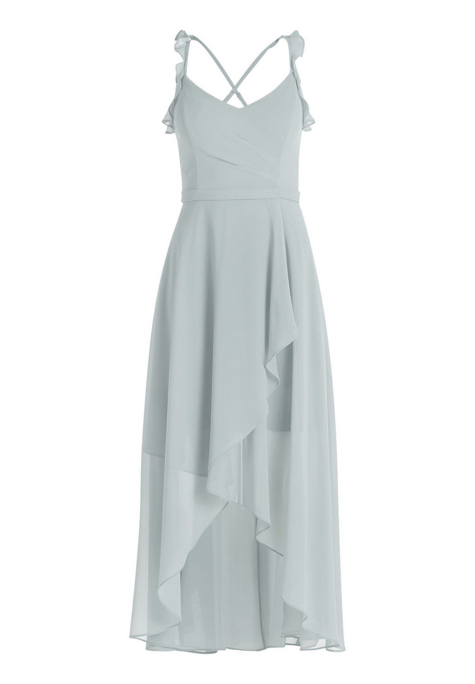 Vera Mont Abendkleid Damen mit Volant Wickel-Design