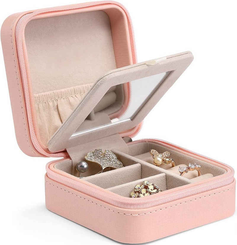 BOTC Schmuckkasten Klein Reise für Damen Mädchen (set, Reiseschmuckaufbewahrung, Schmuckschatulle), Schmuckschatulle-Schmuck-Aufbewahrungsbox-Schmuck-Aufbewahrungsbox