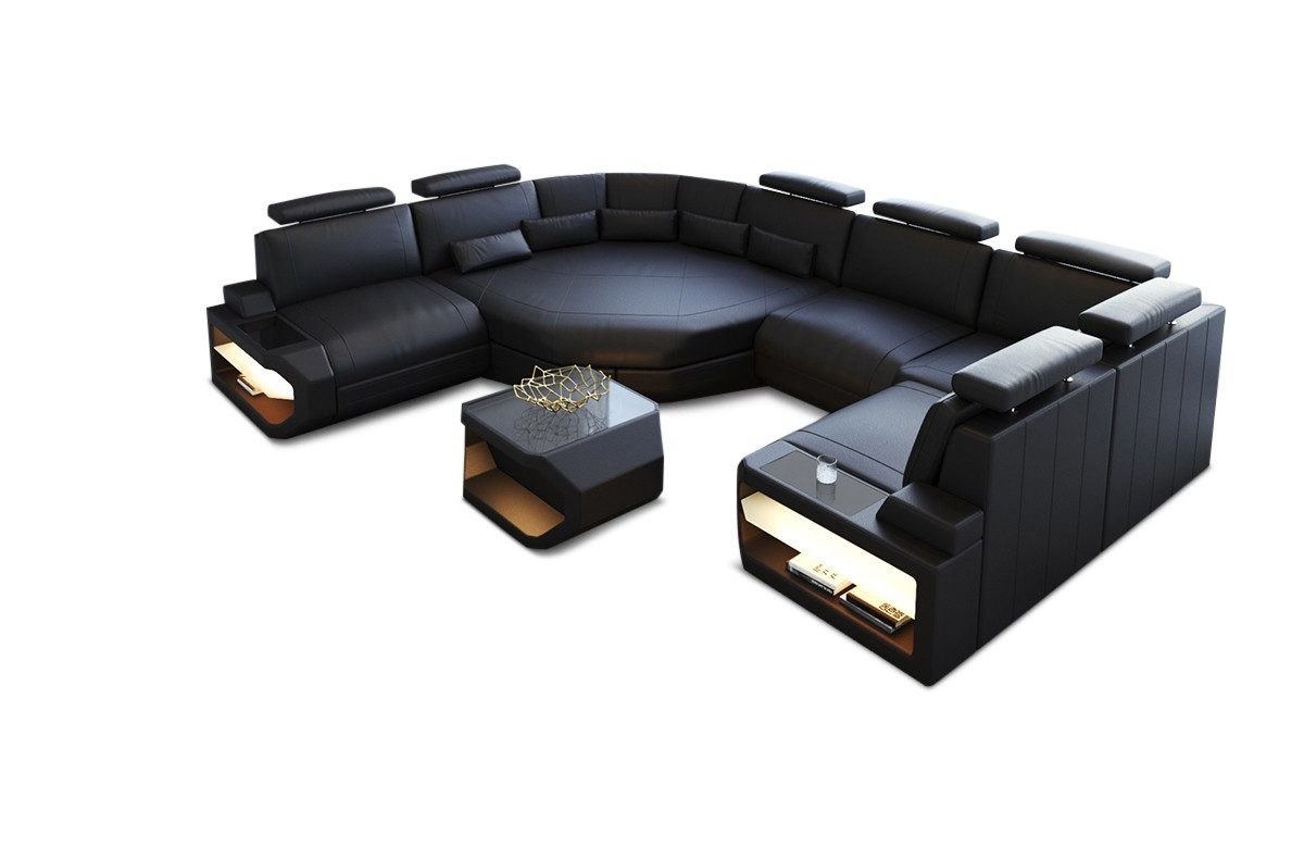 Sofa Dreams Wohnlandschaft Sofa Leder Asti günstig online kaufen