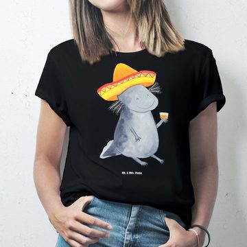 Mr. & Mrs. Panda T-Shirt Axolotl Tequila, Frauen, Tshirt, Männer, Damen, Schlafshirt, (1-tlg)