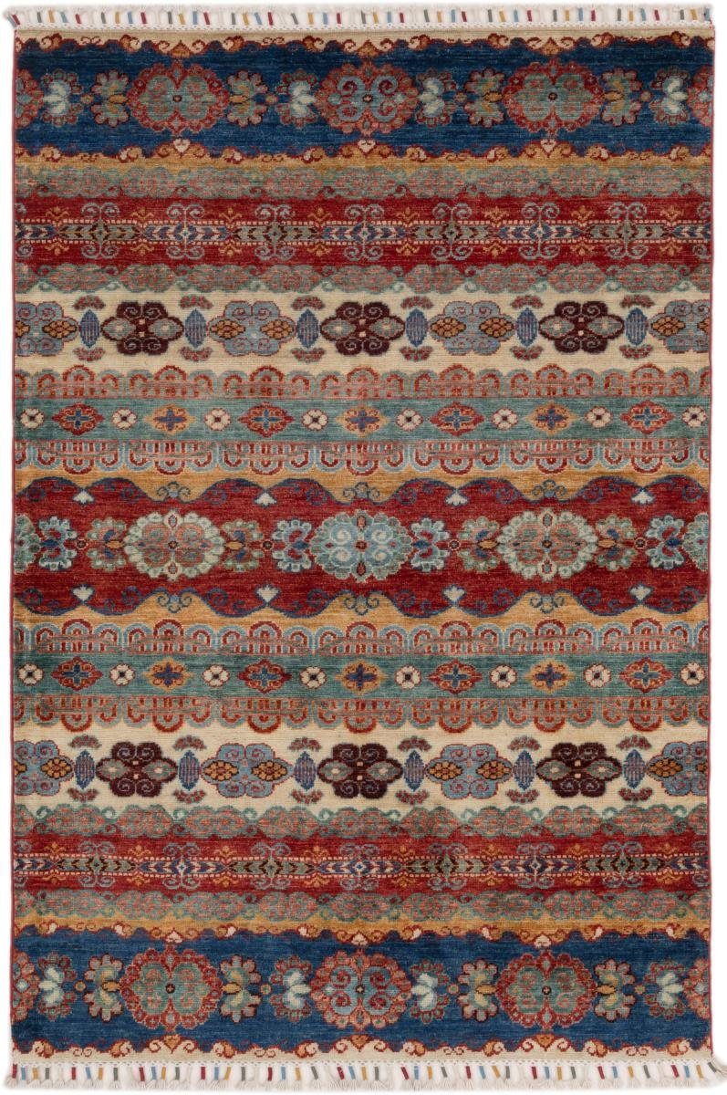 Orientteppich Arijana Shaal 123x183 Handgeknüpfter Orientteppich, Nain Trading, rechteckig, Höhe: 5 mm
