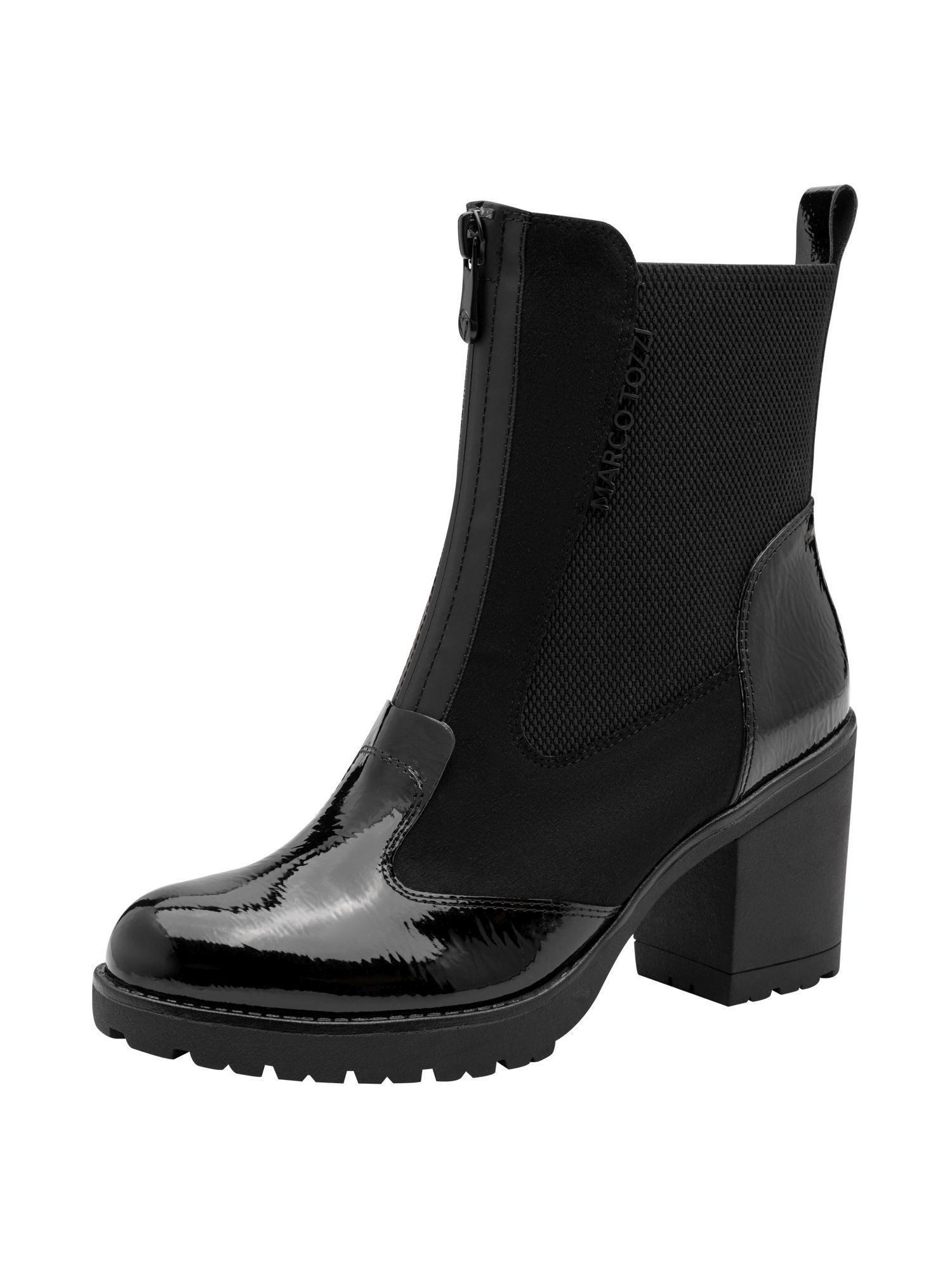 MARCO TOZZI Vegan, MT FEEL ME mit Blockabsatz Blockabsatz Chelseaboots Vegan