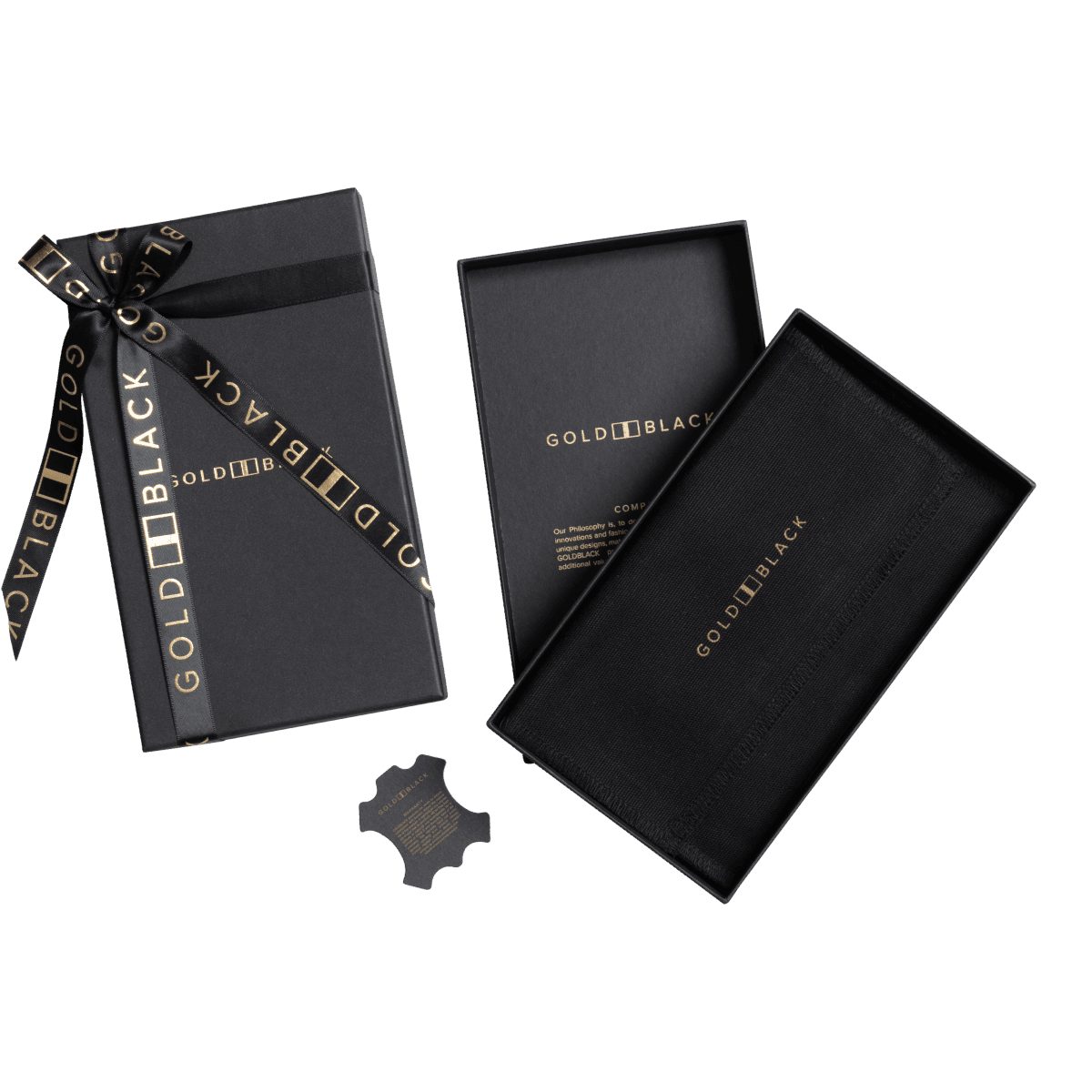 GOLDBLACK Schlüsselanhänger GOLDBLACK Schlüsselanhänger CrocPrestige aus echtem Leder in schwarz