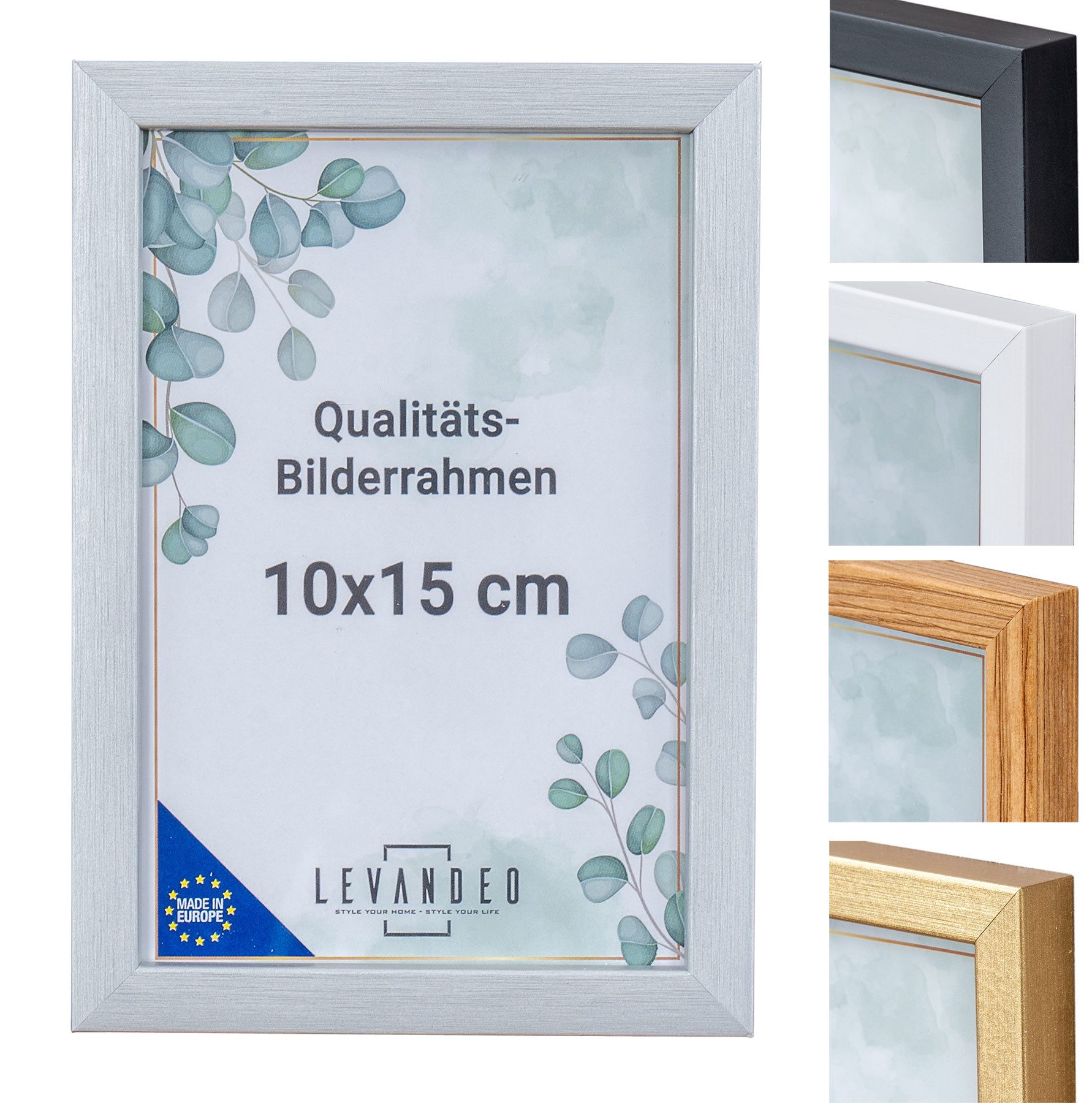 Levandeo® Bilderrahmen, Bilderrahmen Echtholz Made in günstig online kaufen