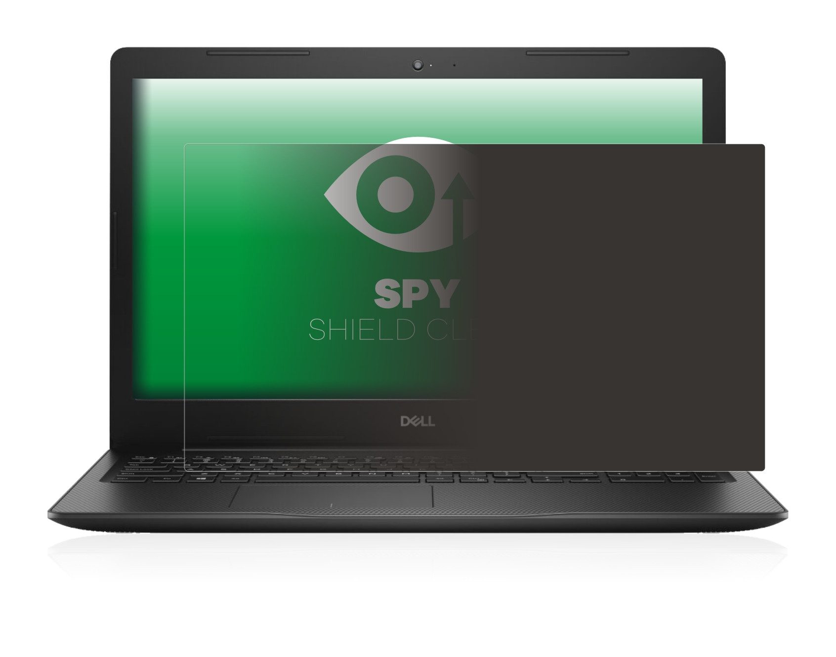upscreen Blickschutzfolie für Dell Inspiron 15 3593, Displayschutzfolie, Blaulichtfilter Privacy Folie Schutzfolie Sichtschutz klar Anti-Spy