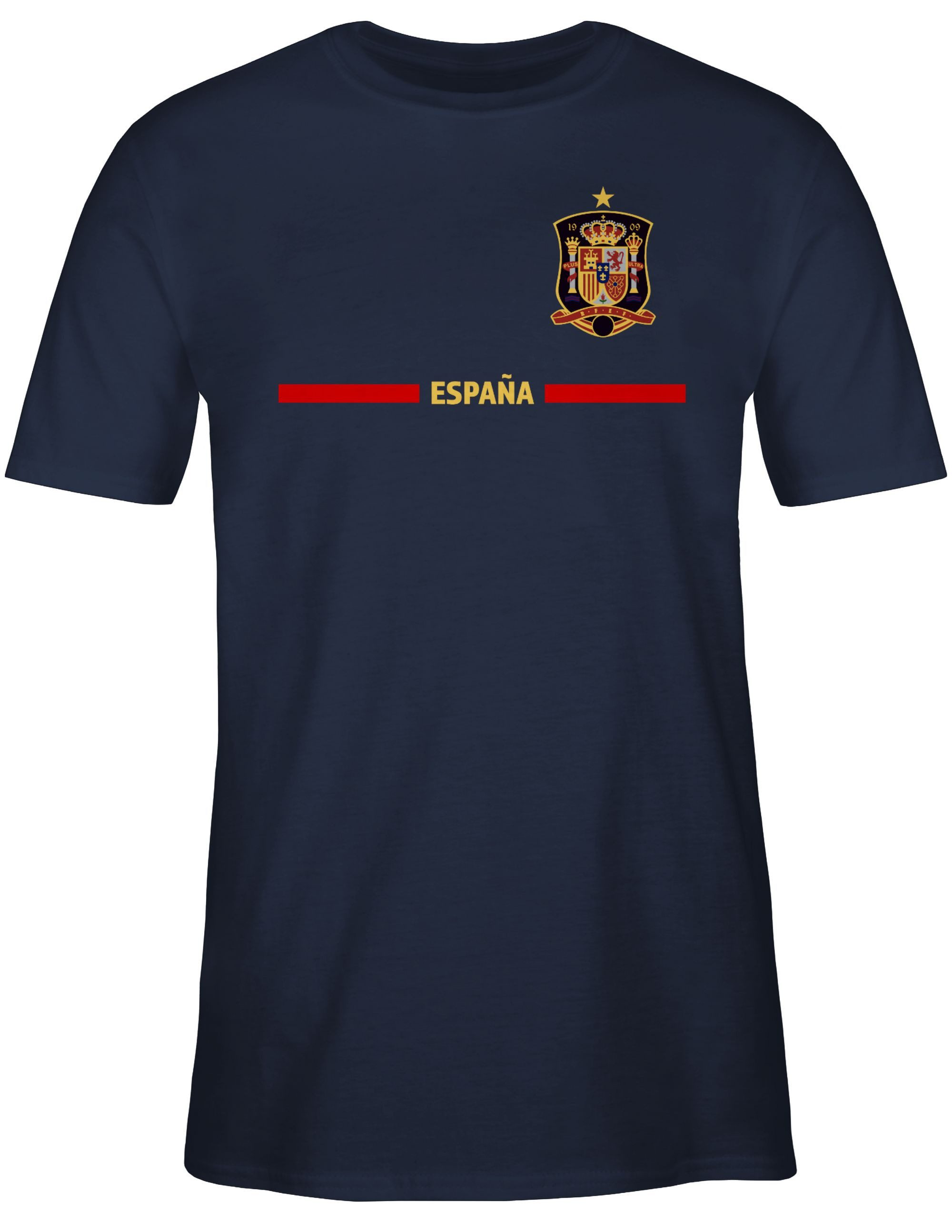 T-Shirt Spanisches Trikot Wappen, España mit Stolz, Spanien Fan-Motiv