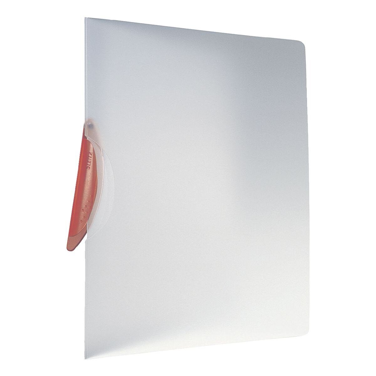 LEITZ Hefter Colorclip Magic 4174, mit Klemmfunktion, komplett aufklappbar, Format DIN A4, bis 30 Blatt