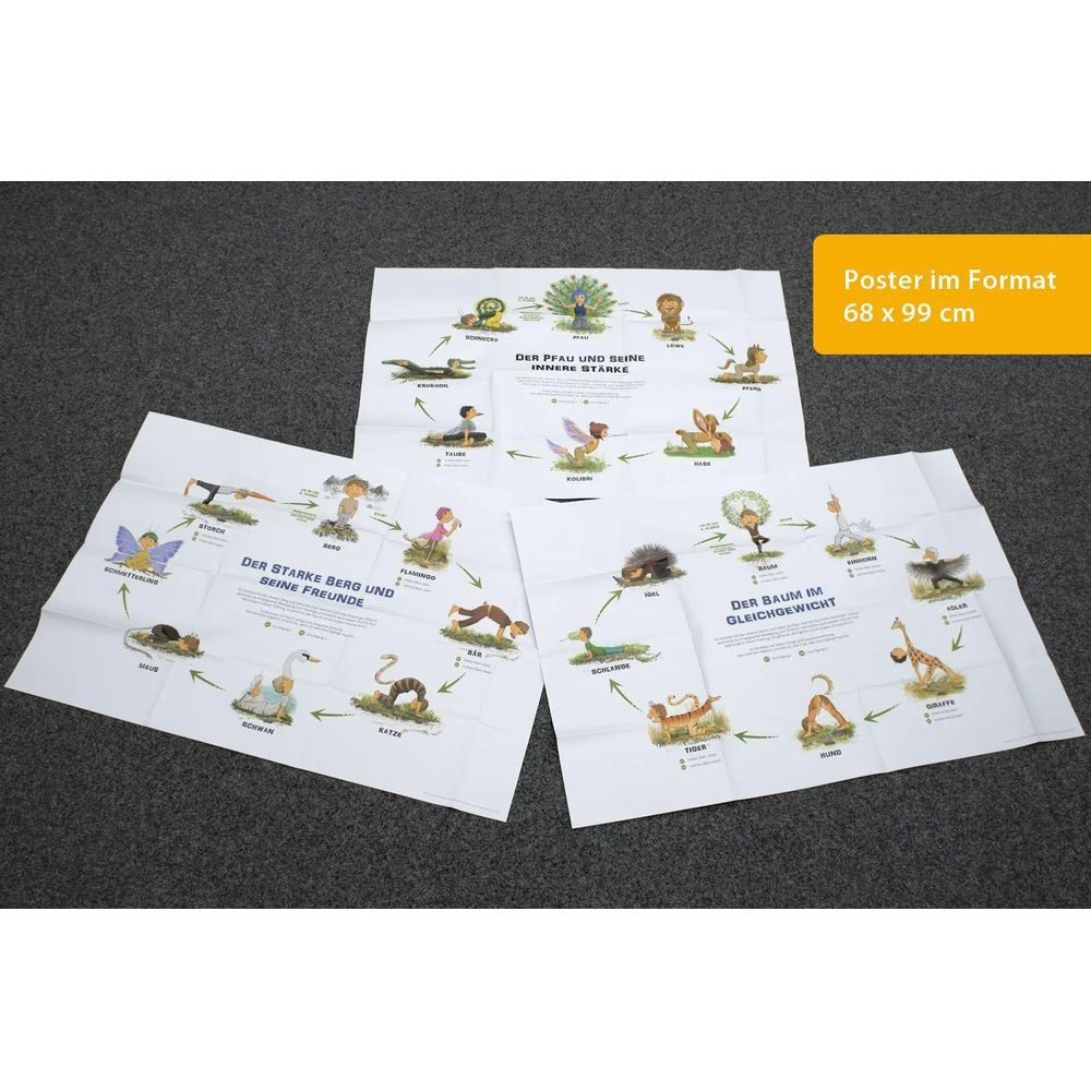 Beltz Verlag Poster Kinderyoga - Pädagogische Mitmachposter