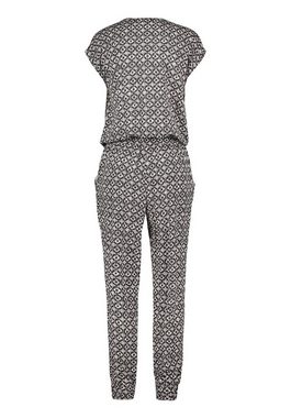 Cartoon Jumpsuit mit Gummizug (1-tlg) Muster