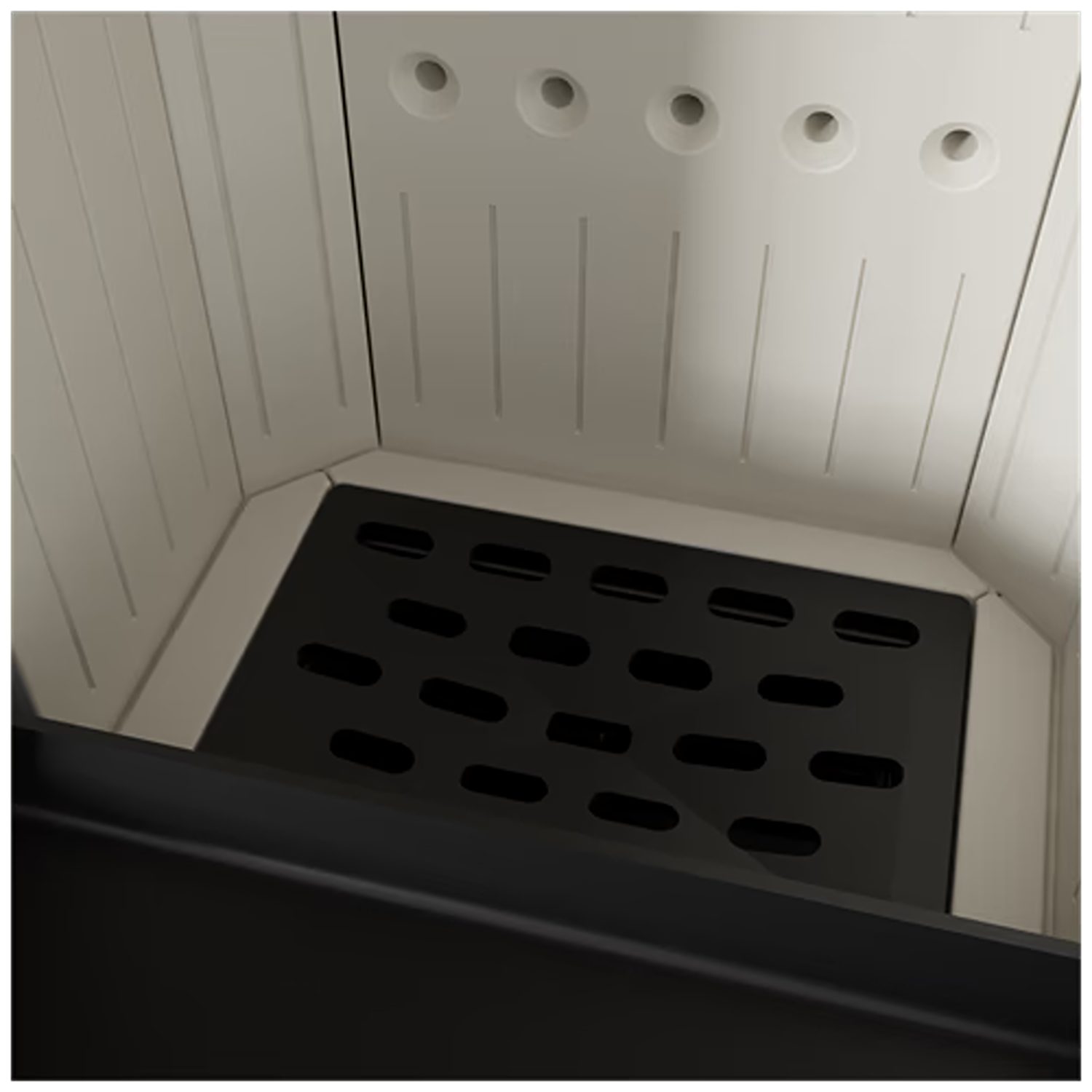 Kratki Kaminofen PRO Kaminofen aus Stahl ERIK Ø 150 5,5 kW mit Türfeder, 5,50 kW, Griff in Form einer Reling