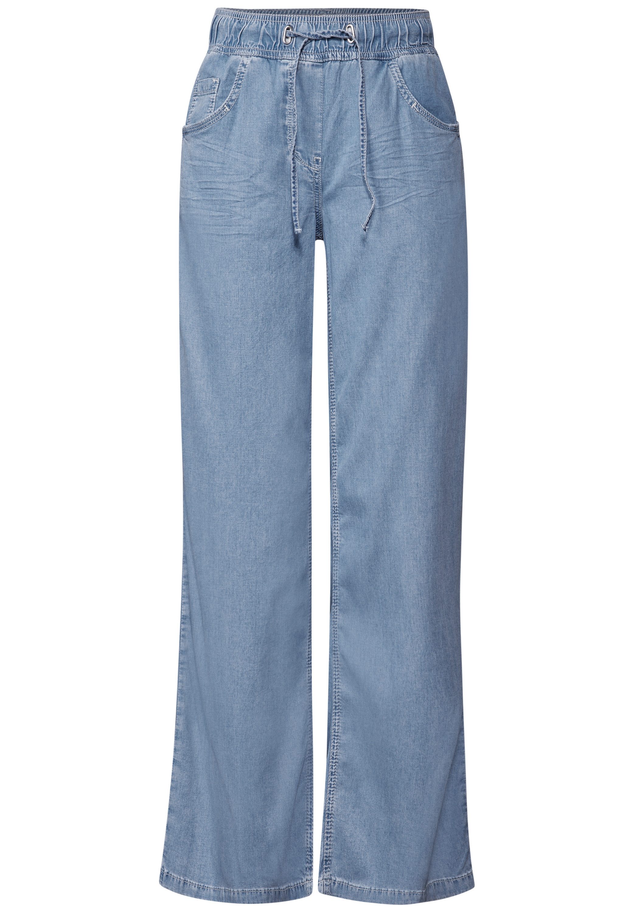 CECIL Schlupfhose Wide Leg Jeans