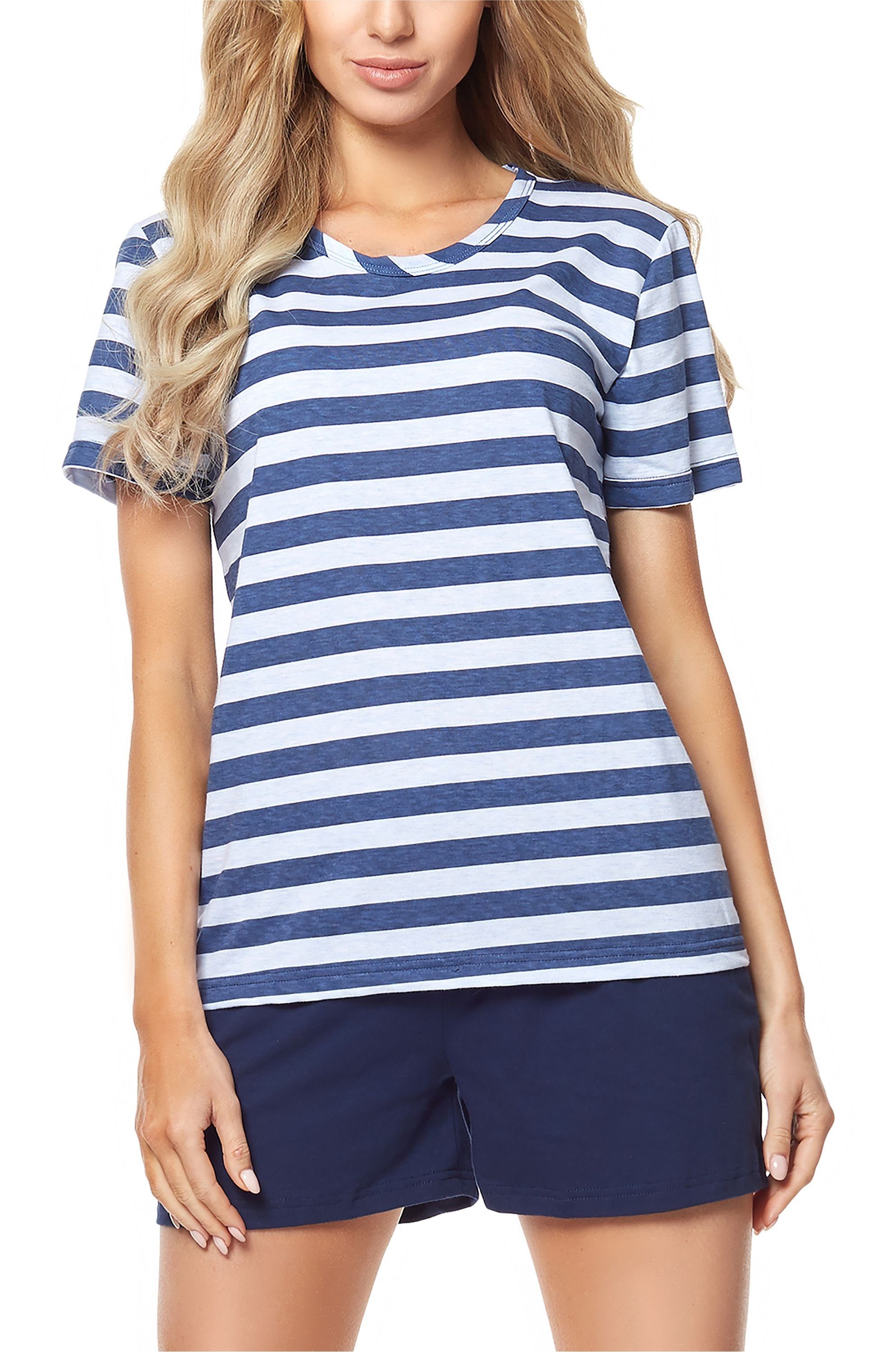 Merry Style Schlafanzug Damen Pyjama Zweiteiler günstig online kaufen