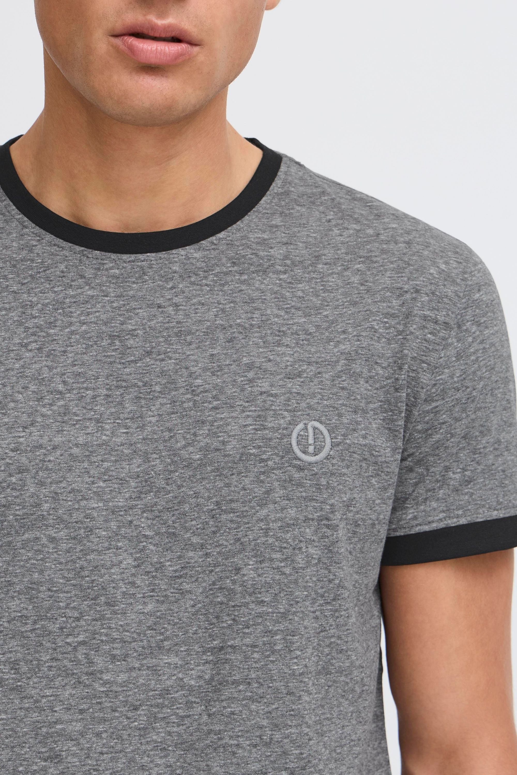 !Solid T-Shirt SDBennTee Kurzarmshirt mit farblich abgesetztem Kragen und Ärmelsaum