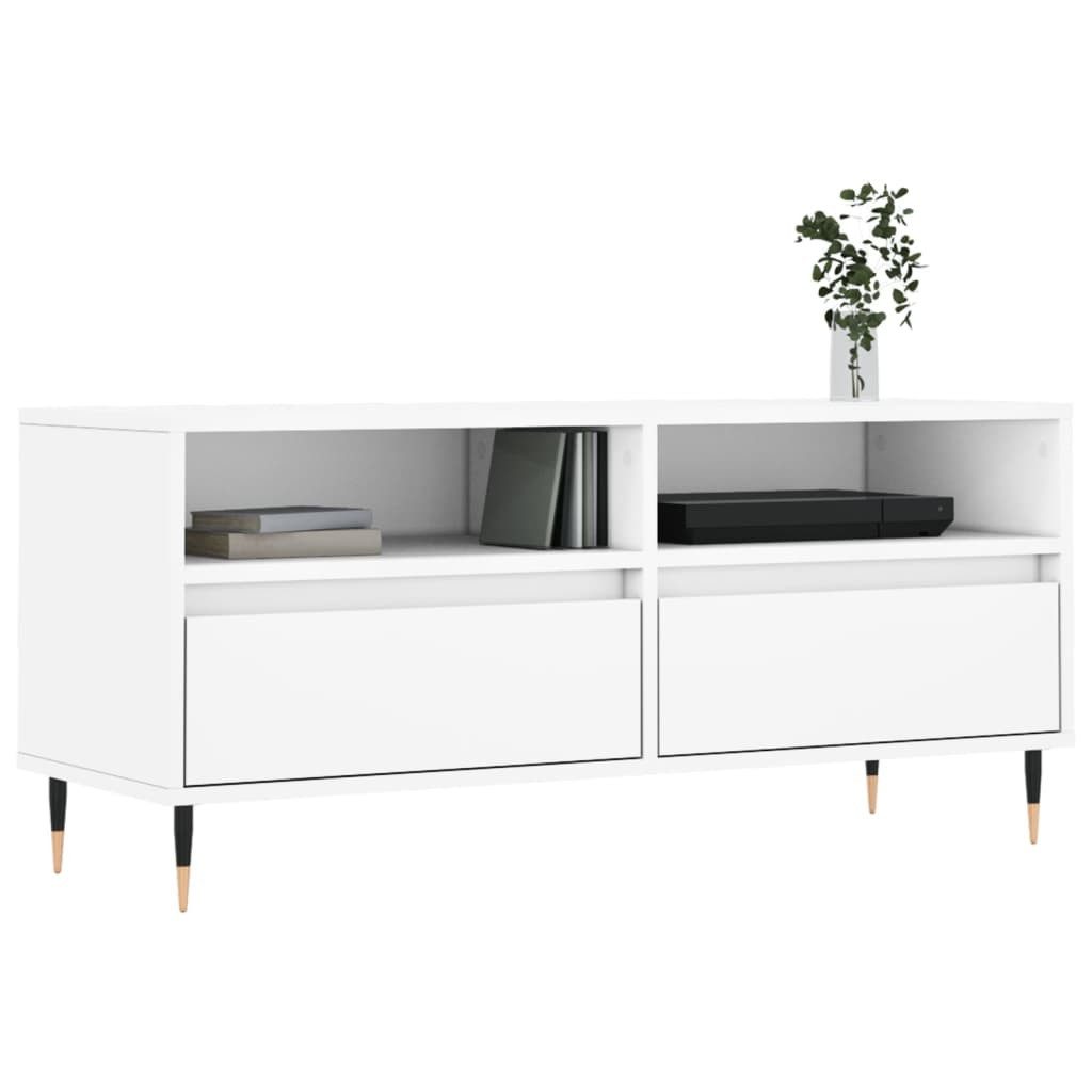 vidaXL TV-Schrank TV-Schrank Weiß 100x34,5x44,5 cm günstig online kaufen