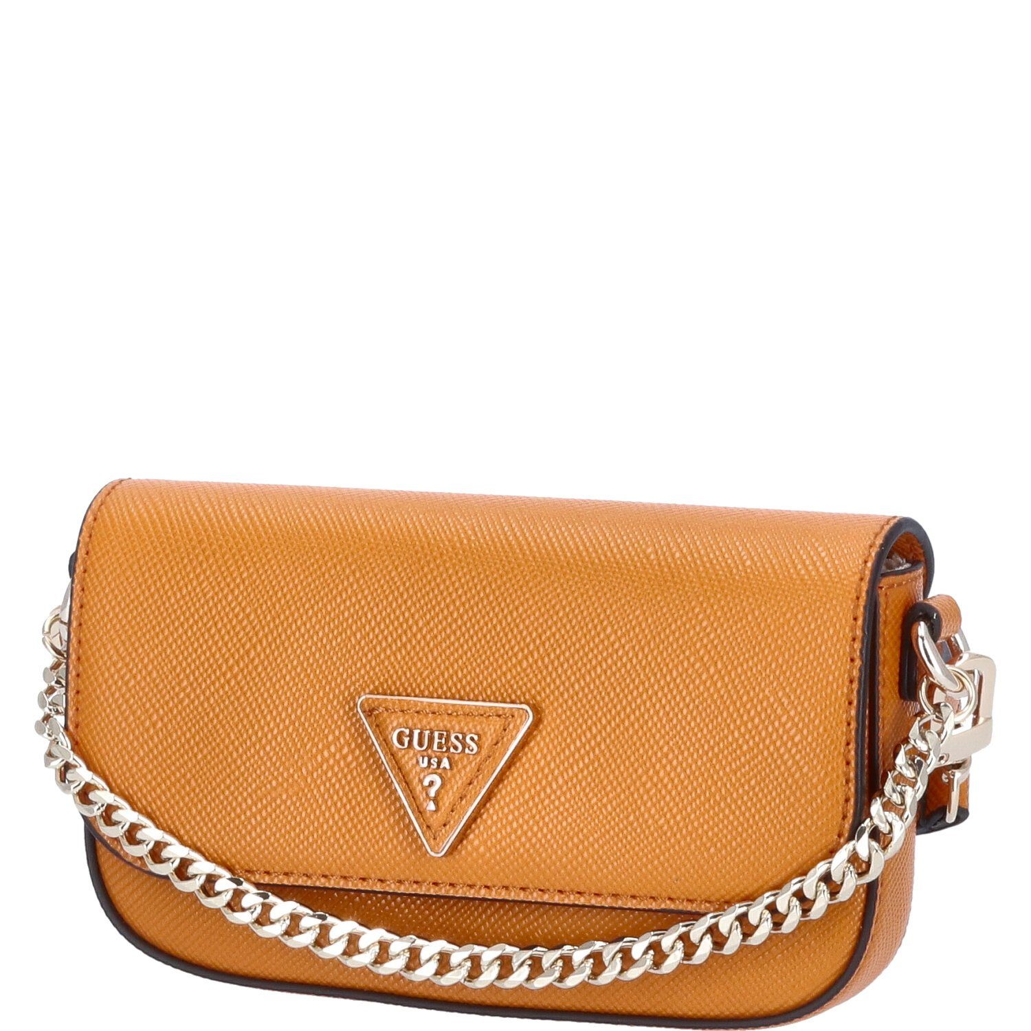 Guess Umhängetasche GUESS Damen Umhängetasche Mini Brynlee pumpkin (1, 1-tlg., 1)