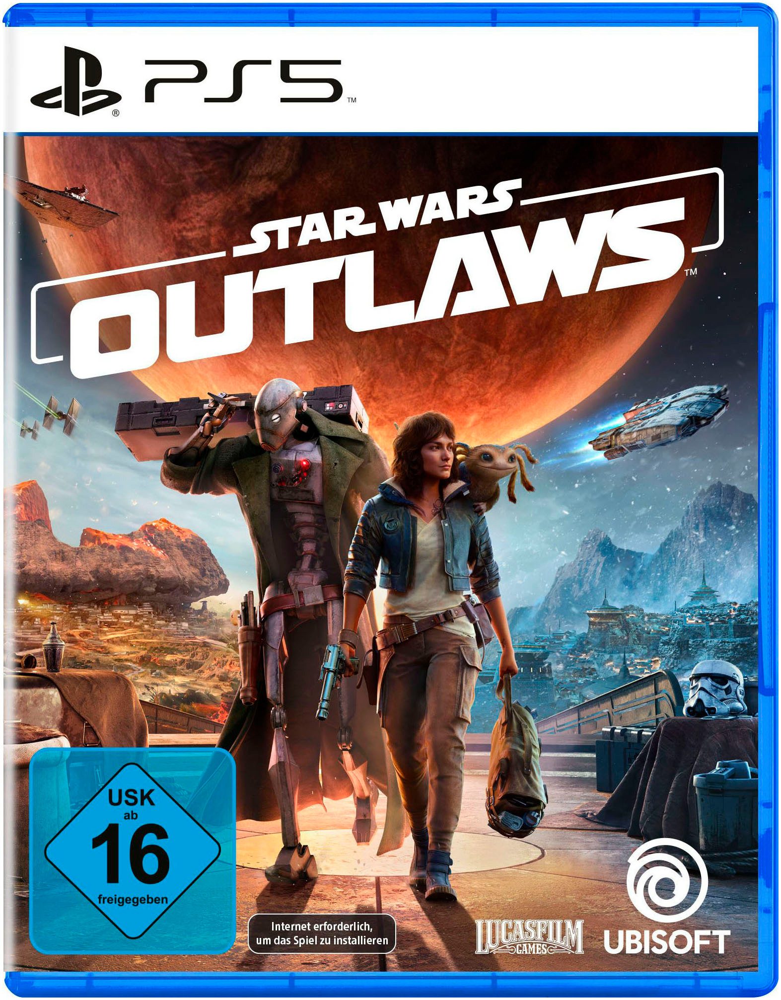 PlayStation 5 PS5 Disk Edition (Slim) + Star Wars Outlaws 1TB