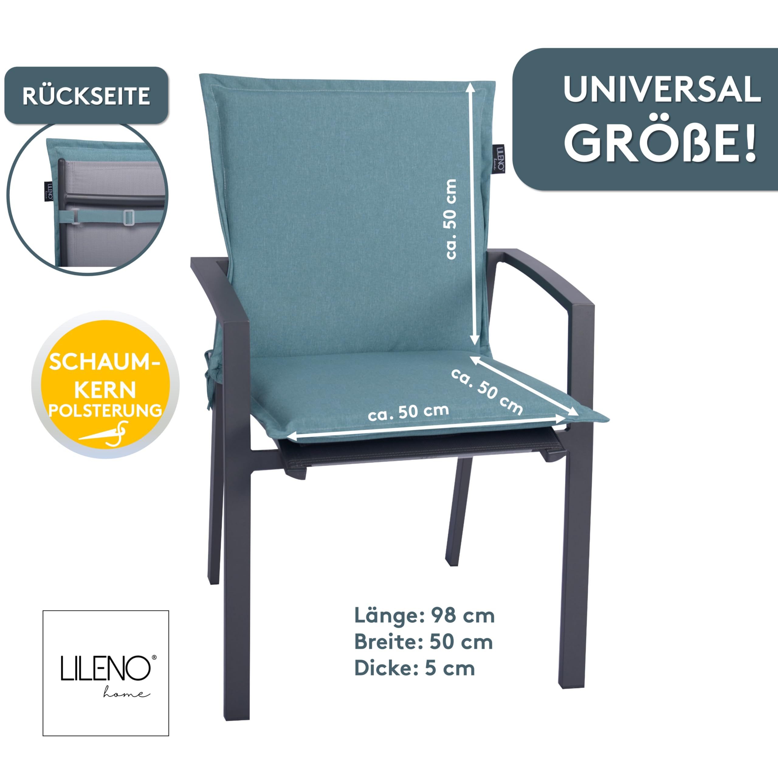 LILENO HOME Polsterauflage Gartenstuhl Niedriglehner Auflage, günstig online kaufen