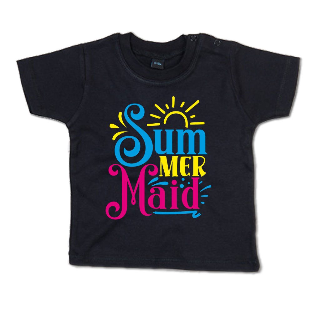 G-graphics T-Shirt SumMerMaid Baby T-Shirt, mit Spruch / Sprüche / Print / Aufdruck