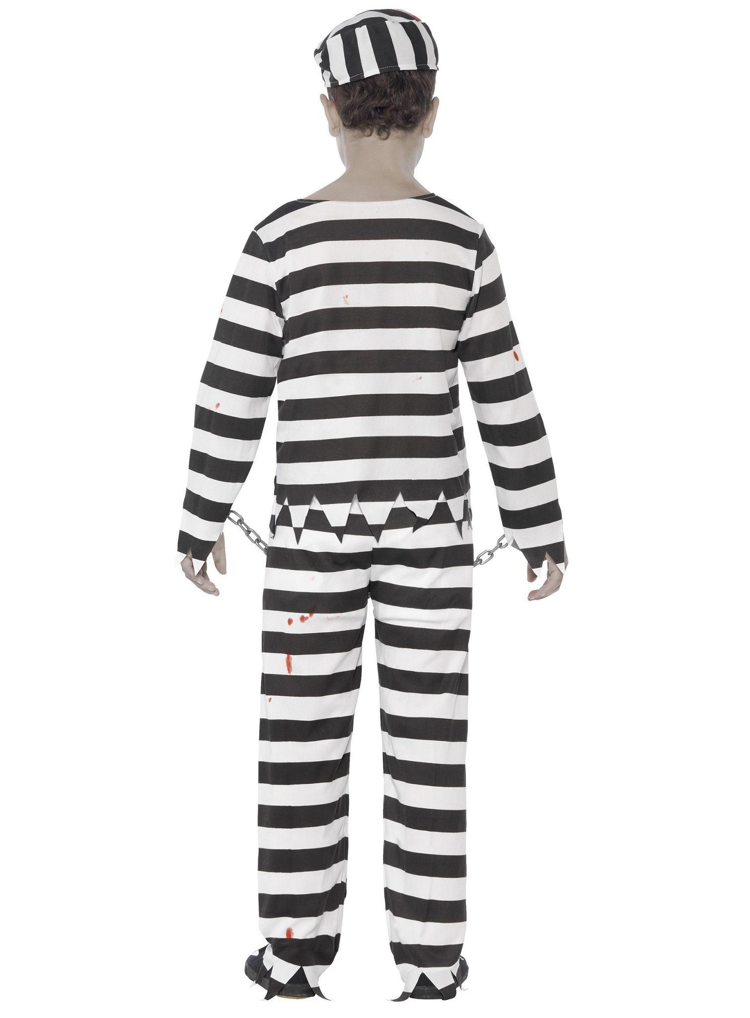 Smiffys Zombie-Kostüm Zombie Sträfling - Halloween Kostüm Kinder Junge