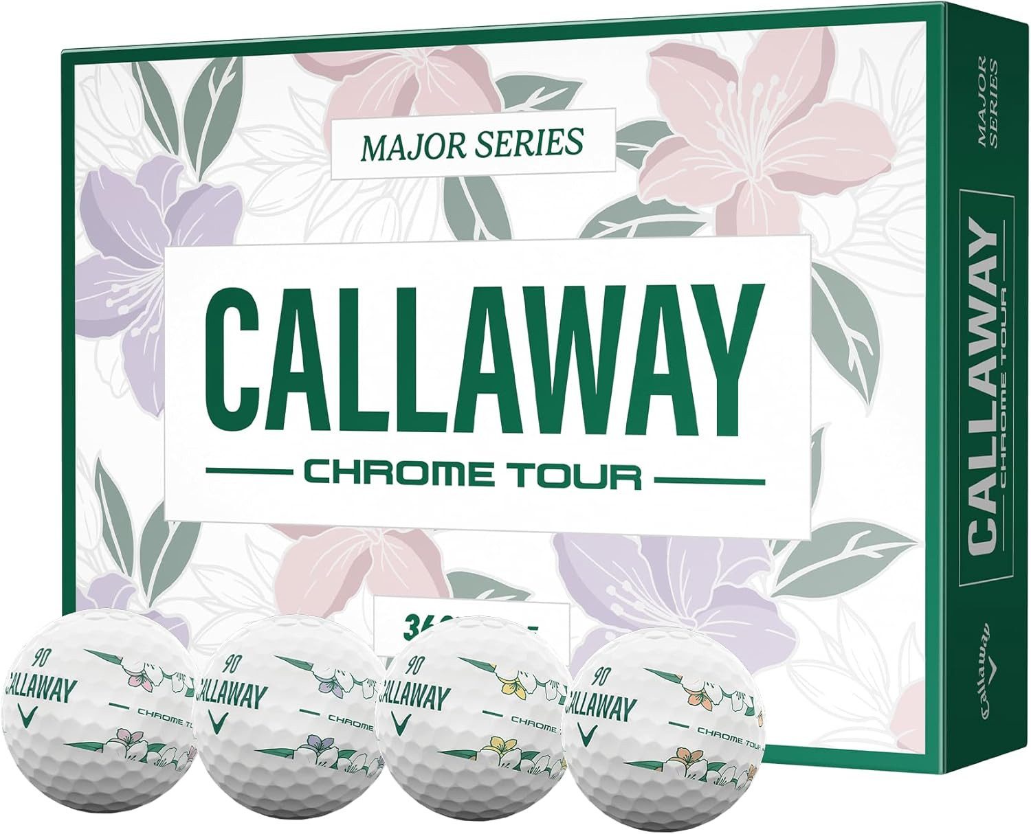 Callaway Golfball Callaway Chrome Tour Major Series April Golfbälle – Limited Edition