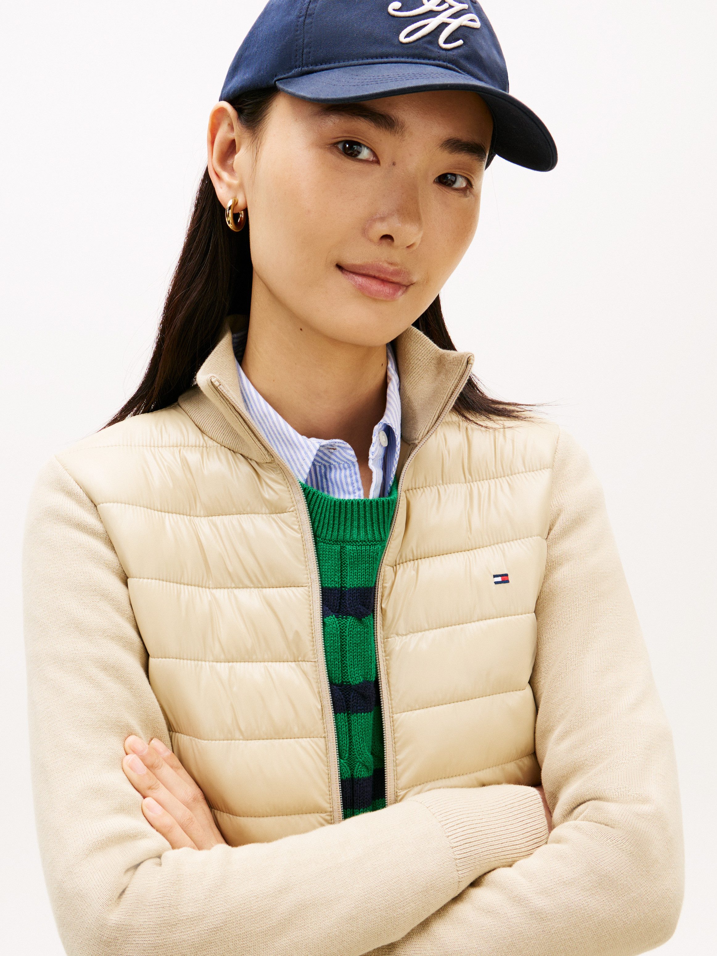 Tommy Hilfiger Steppjacke LW KNIT MIX PADDED JACKET günstig online kaufen