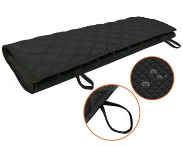 L & P Car Design Auto-Rückenlehnenschutz Rückenlehnenschoner in schwarz aus Cordura Material Sitzschoner, 1 Stück