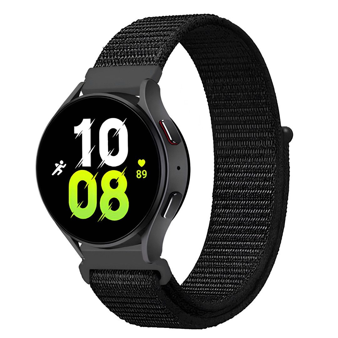 Smartwatch-Armband für Samsung Galaxy Watch 6 5 4 FE Pro Gear Classic Nylon Ersazband