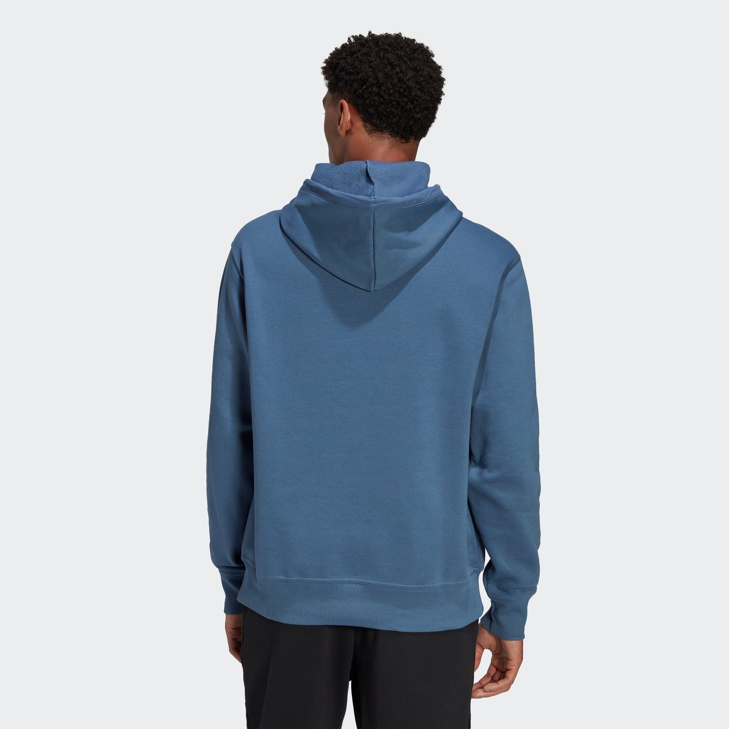 adidas Sportswear HOODIE FLEECE BRANDLOVE – ESSENTIALS Kapuzensweatshirt blau GENDERNEUTRAL