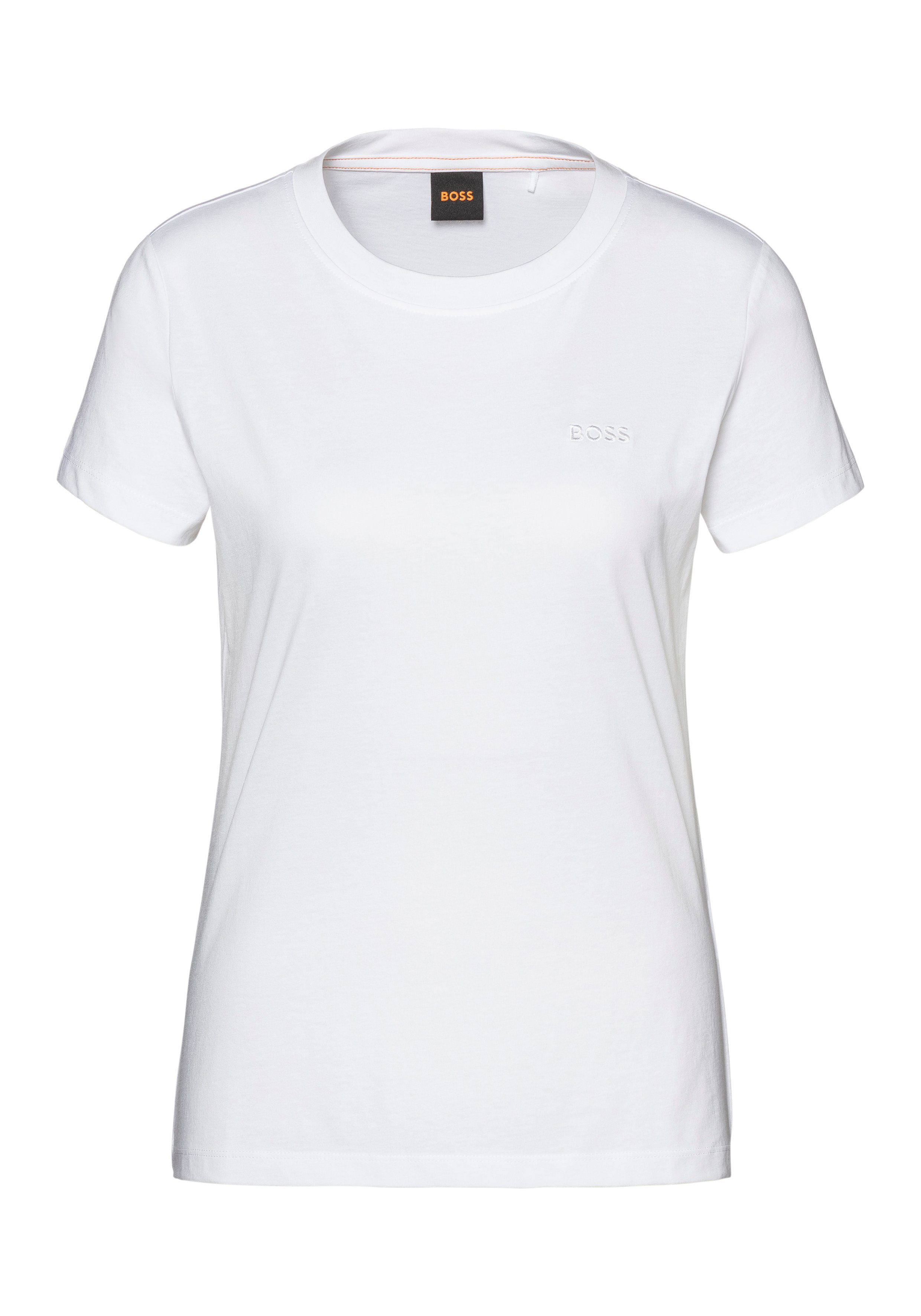 BOSS ORANGE T-Shirt Esogo Premium Damenmode mit Logo. Reduzierter Preis € 39,99. Unverbindliche Preisempfehlung € 49,95