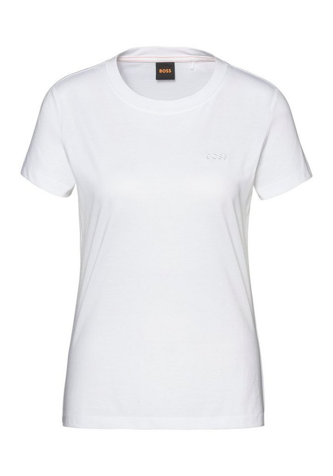 BOSS ORANGE T-Shirt C_Esogo_2 Premium Damenmode mit BOSS Stickerei
