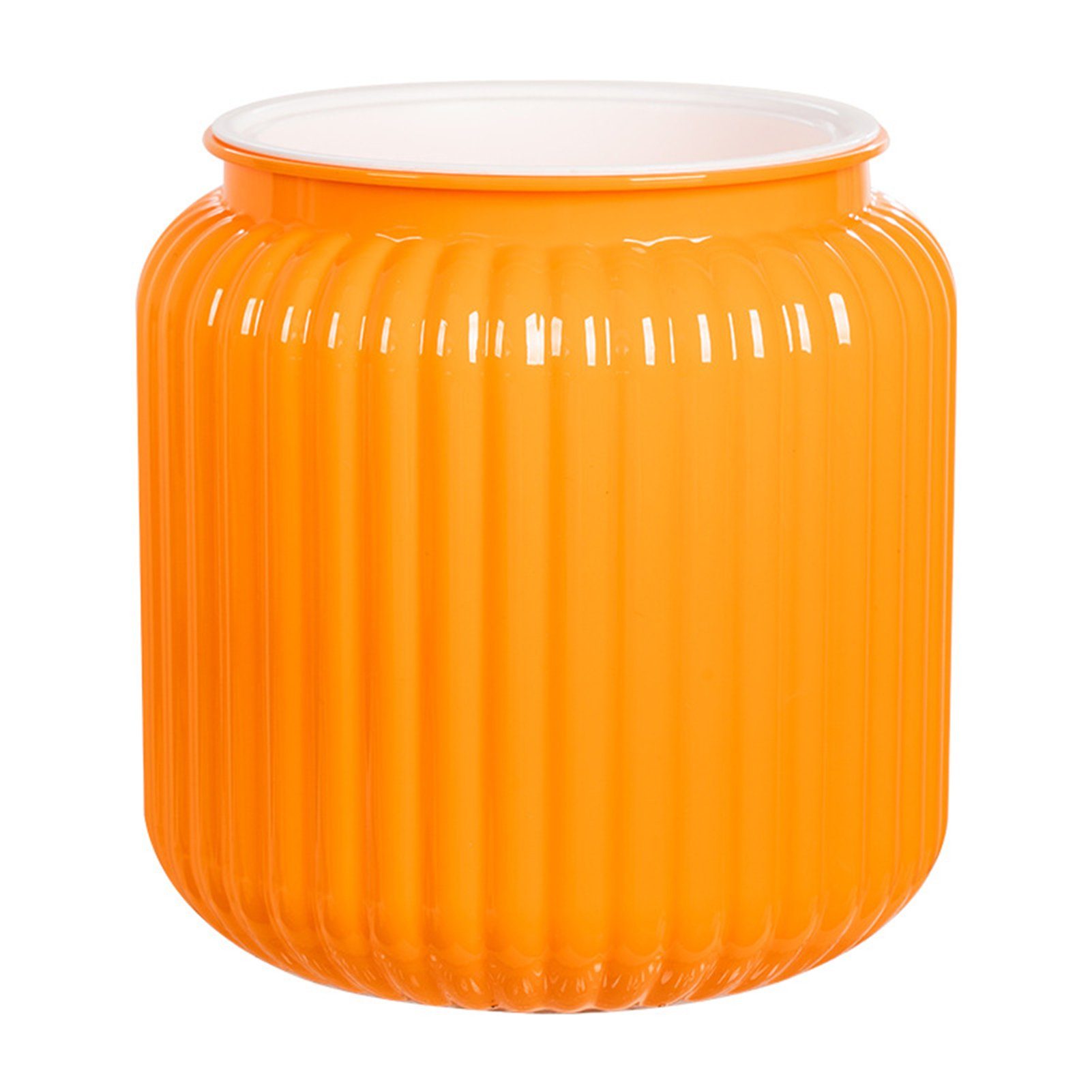 Blusmart Blumentopf Kunststoff-Blumentopf Mit Großem Flaschenmunddurchmesser orange