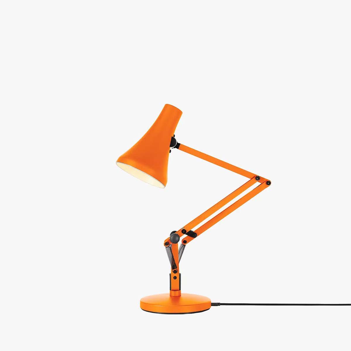 Anglepoise LED Schreibtischlampe 90 Mini LED Tischleuchte, H: 32 - 50 cm, LED fest integriert, 3000K, Flexibler Arm, LED-Leuchtmittel mit Dimmfunktion