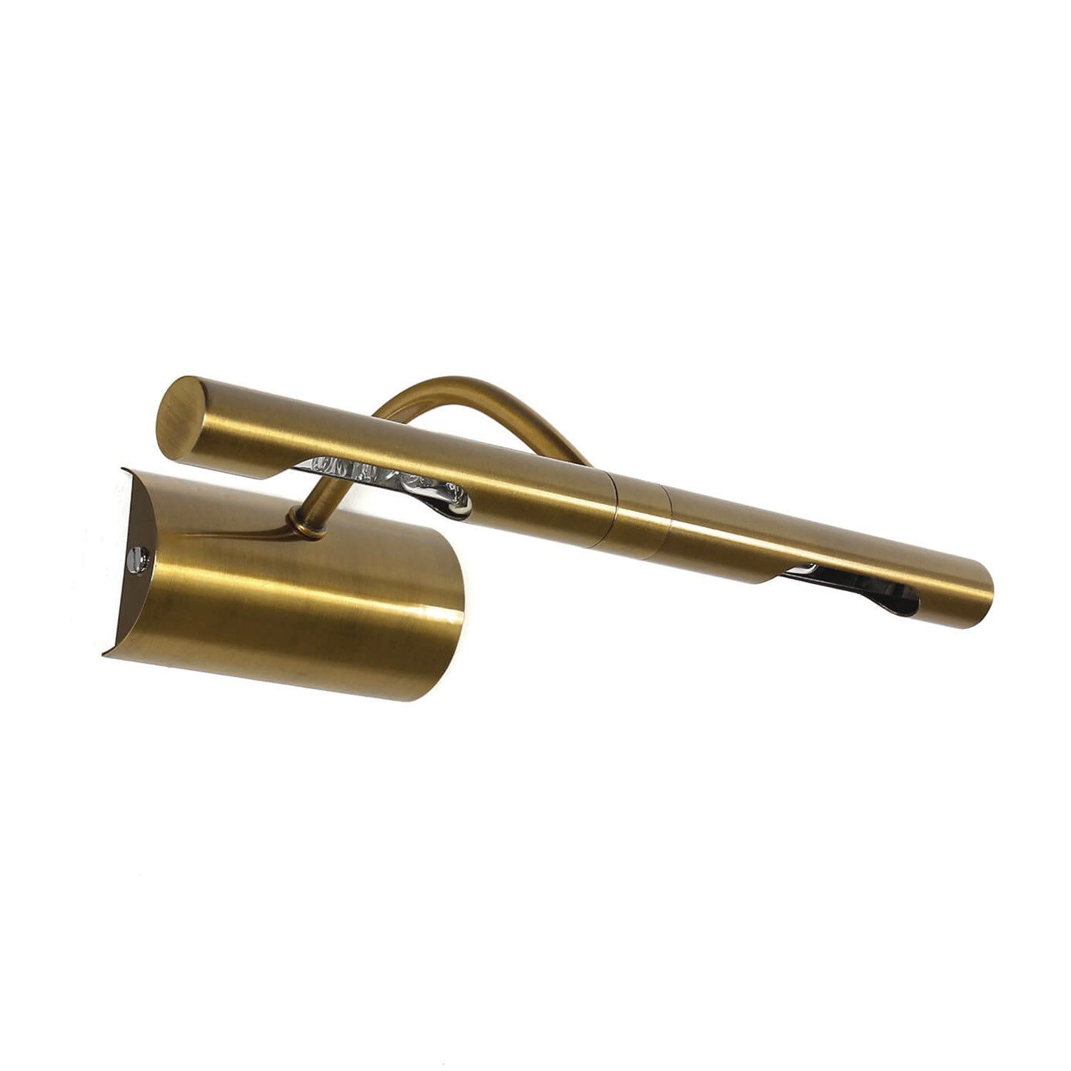 Licht-Erlebnisse Bilderleuchte BILDERLEUCHTE, ohne Leuchtmittel, Metall in Messing Antik verstellbar G9 B: 29 cm Wandlampe