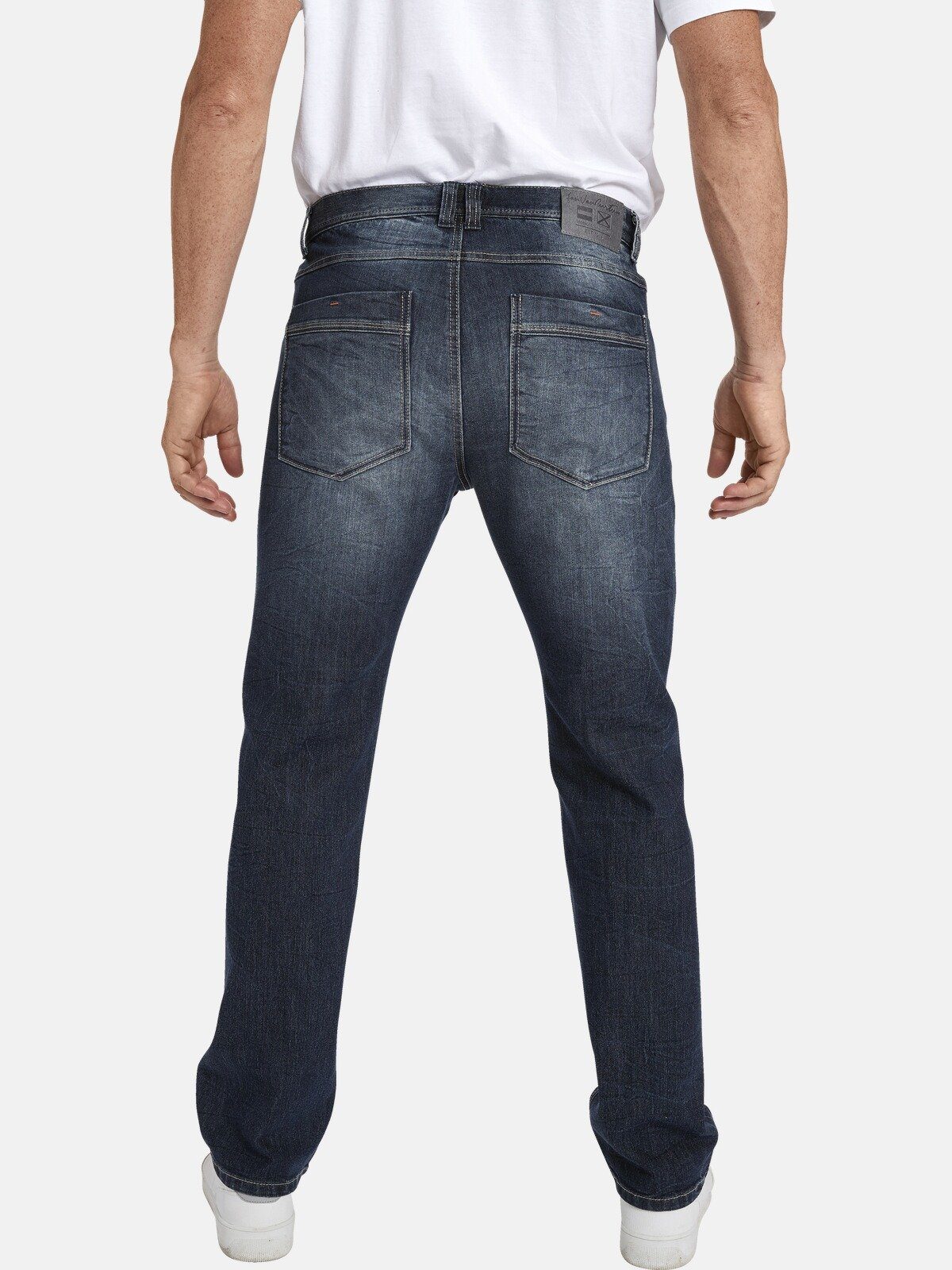 Jan Vanderstorm Comfort-fit-Jeans JURIEN mit farbigen Ziernähten günstig online kaufen