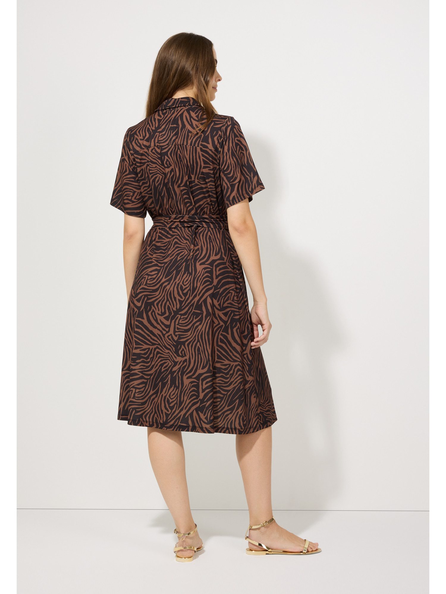 MORE&MORE Jerseykleid Jersey-Hemdblusenkleid