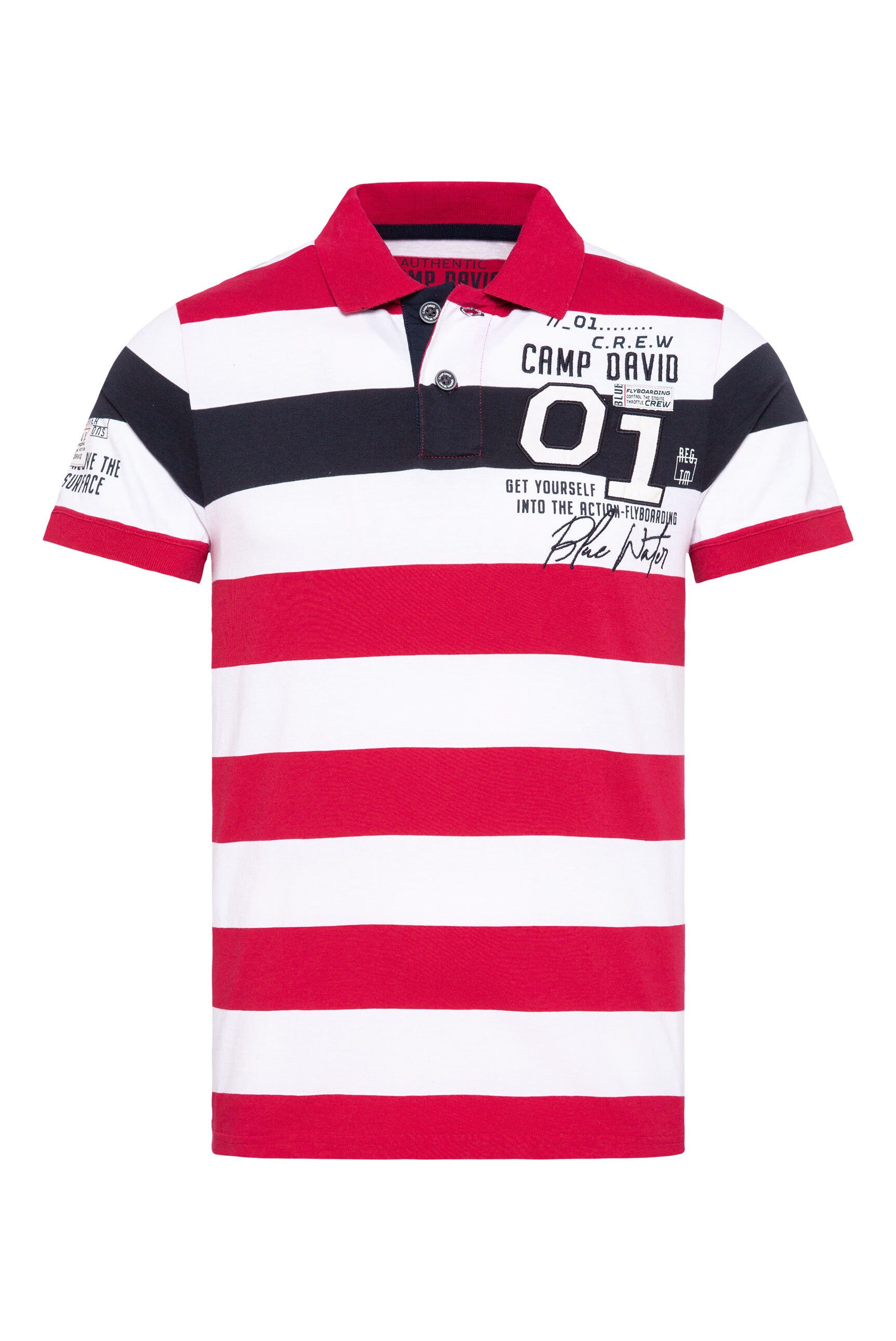 CAMP DAVID Poloshirt aus Baumwolle günstig online kaufen